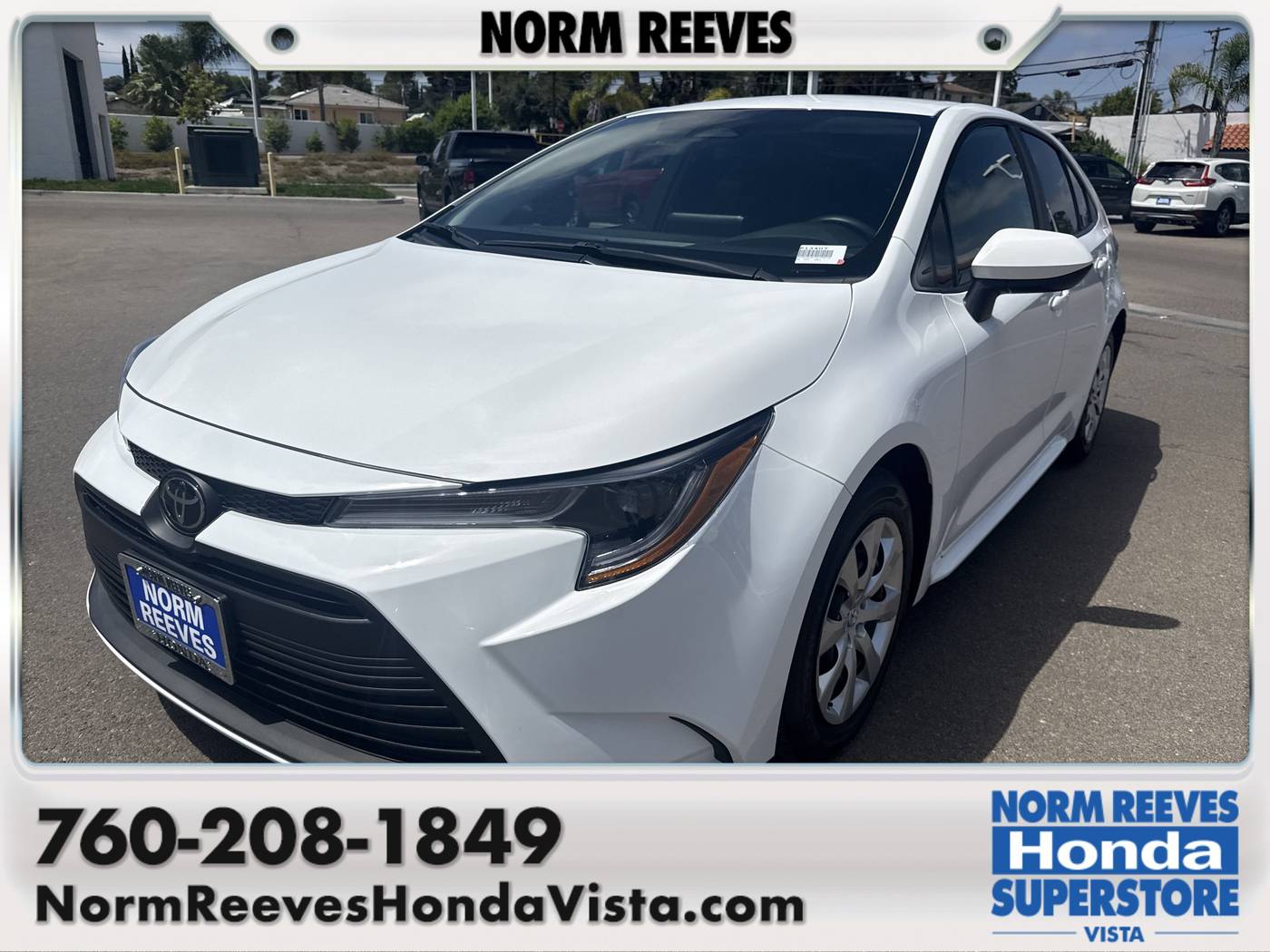 2025 Toyota Corolla LE — Sedan — 4,061 mi — Vista, CA