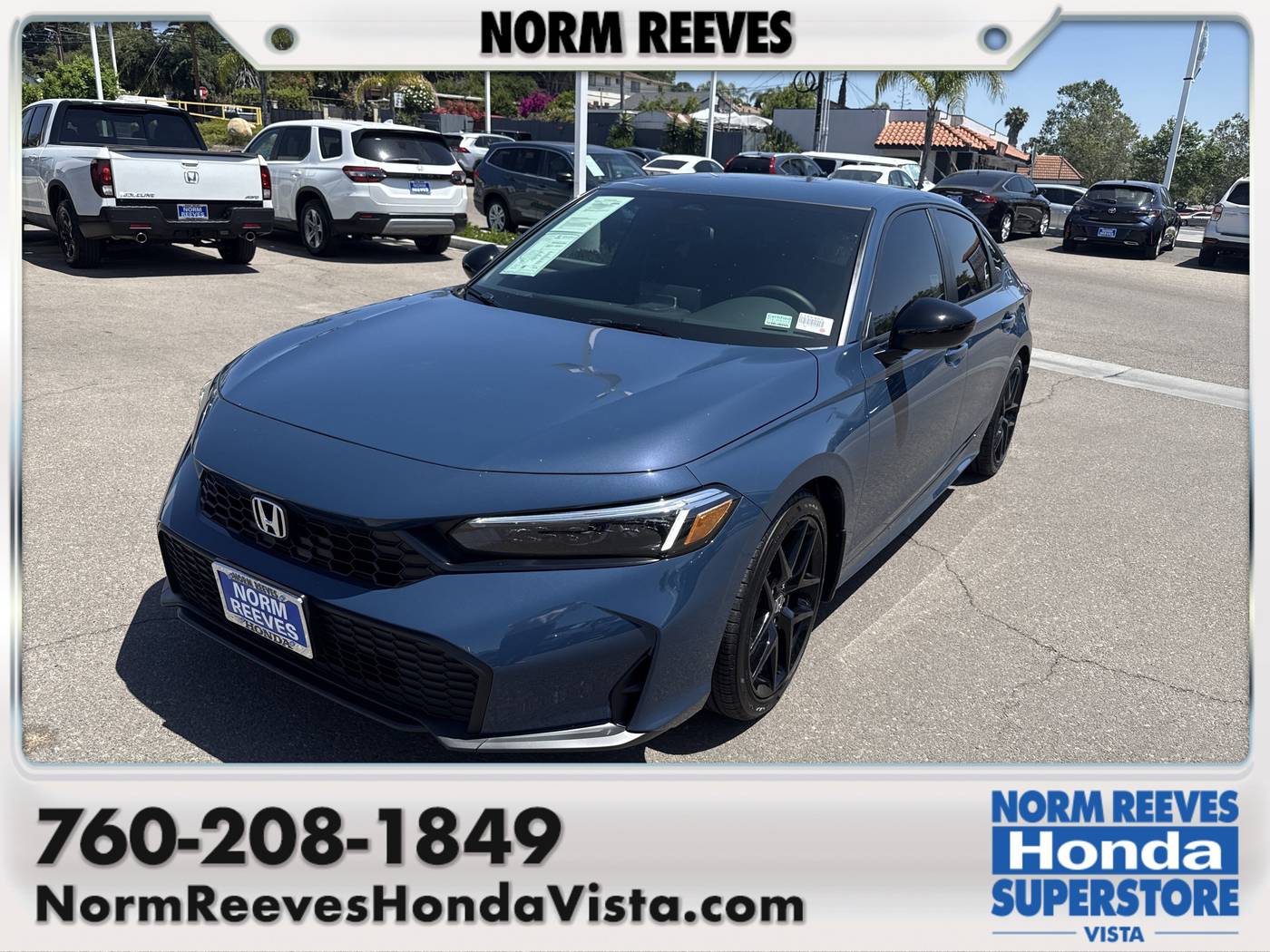 2025 Honda Civic Sport — Sedan — 1,383 mi — Vista, CA