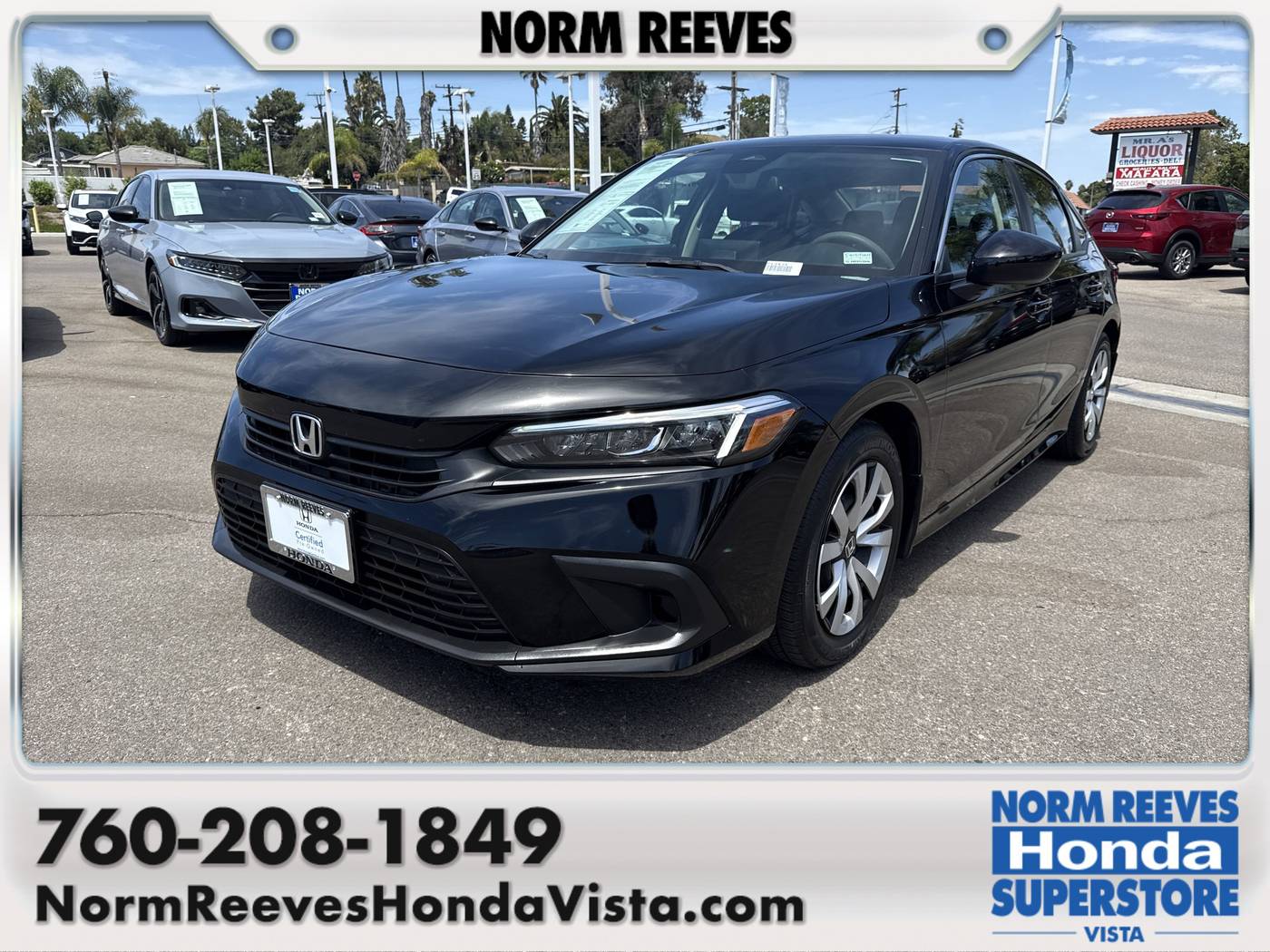 2022 Honda Civic LX — Sedan — 38,861 mi — Vista, CA
