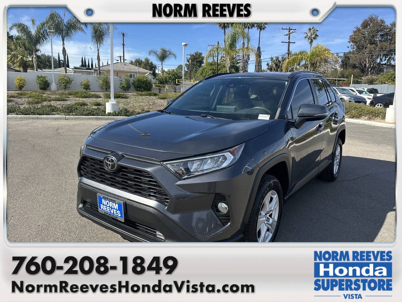 2020 Toyota RAV4 XLE — SUV — 100,733 mi — Vista, CA