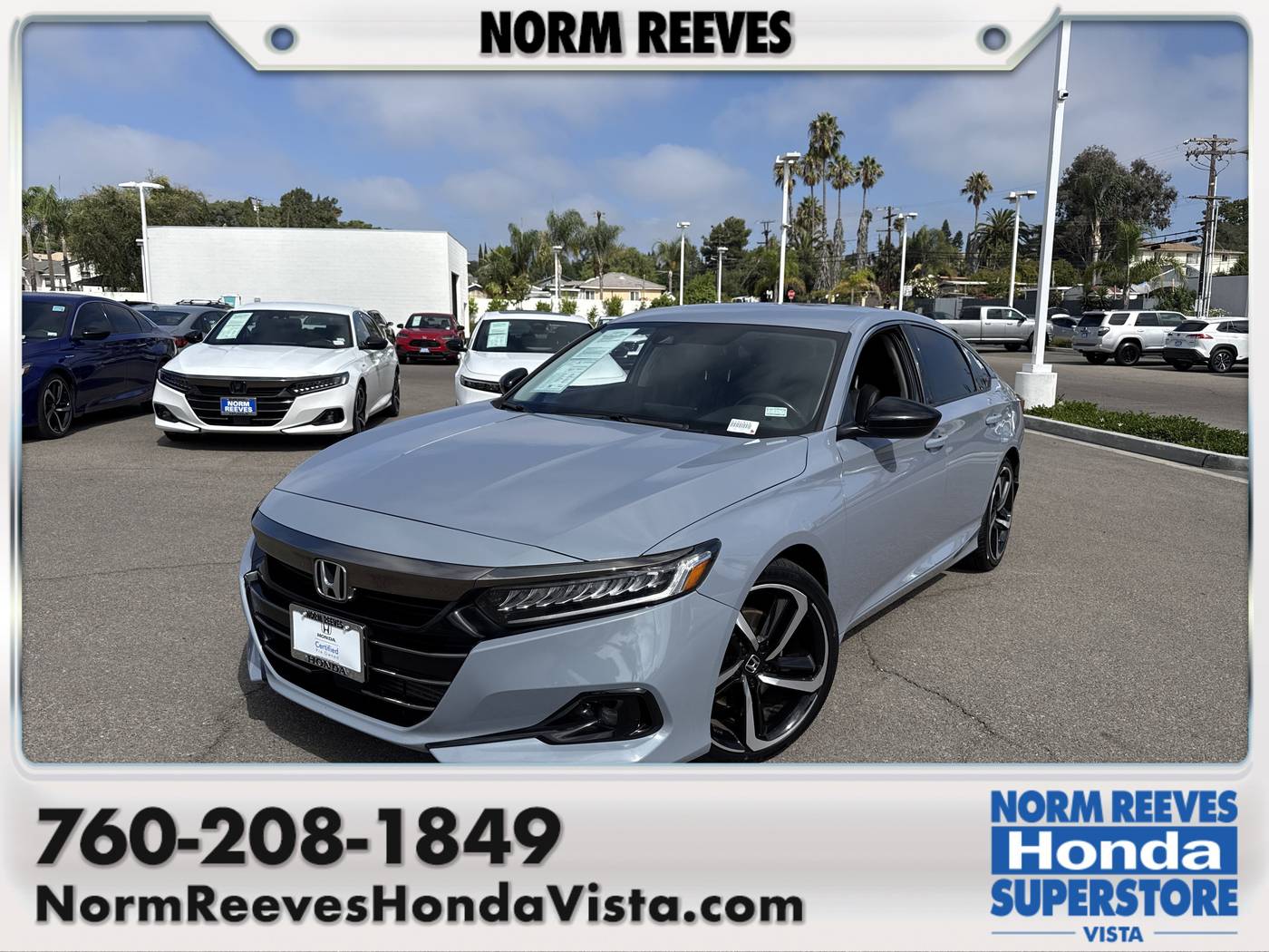 2022 Honda Accord Sport SE — Sedan — 63,289 mi — Vista, CA