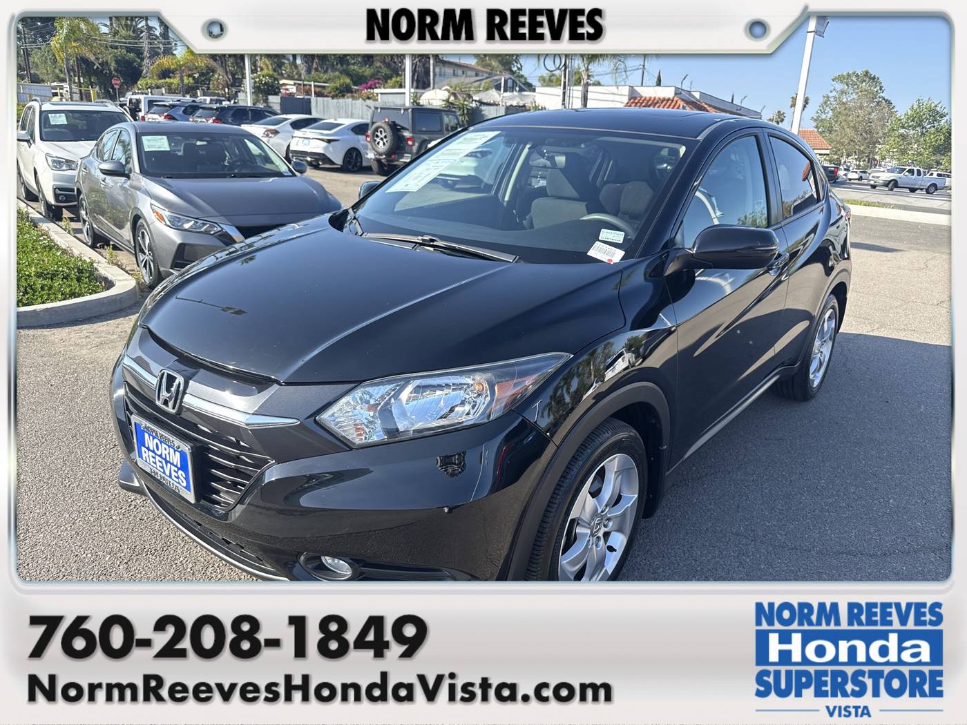 2016 Honda HR-V EX — SUV — 57,595 mi — Vista, CA