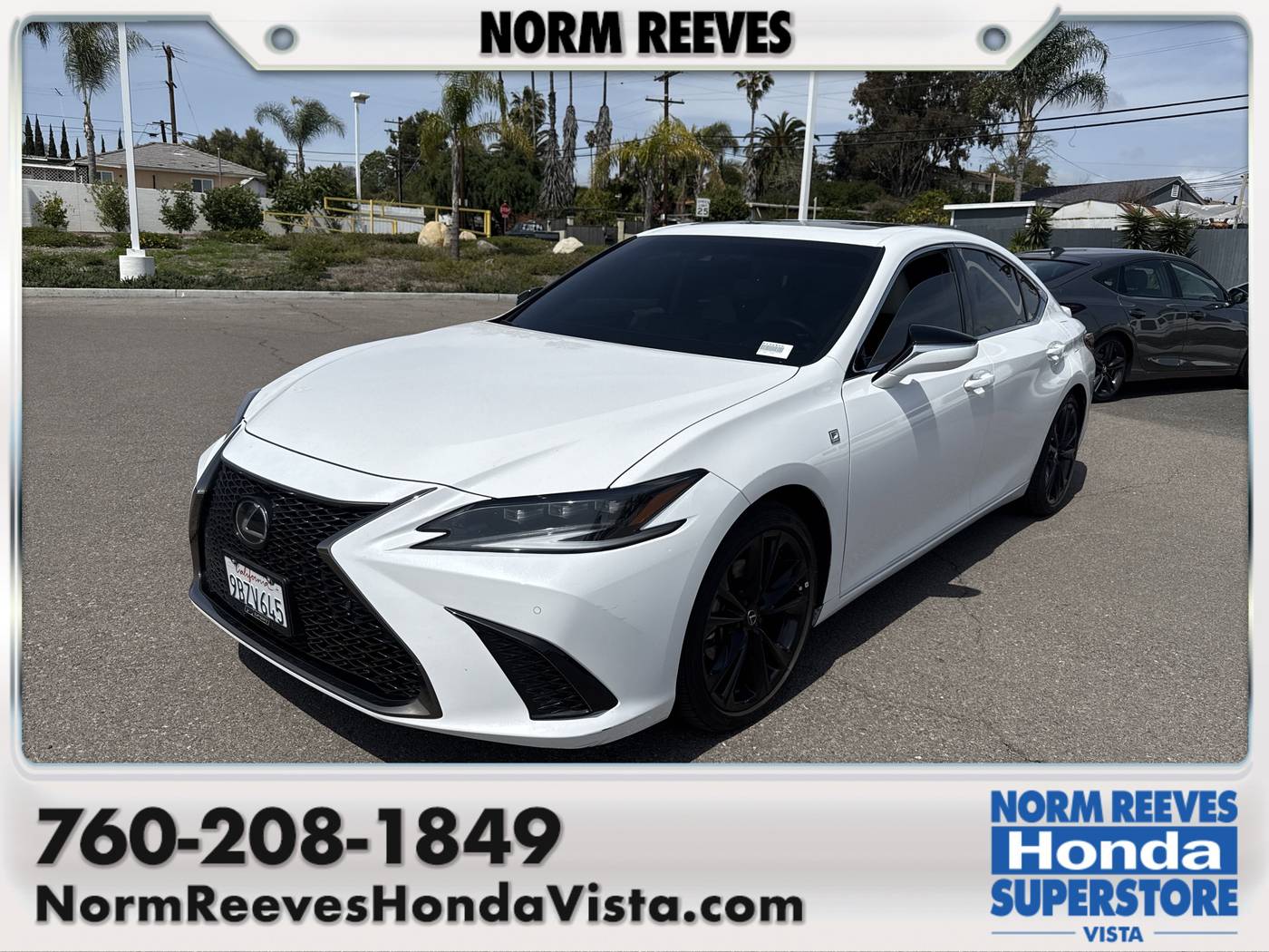 2022 Lexus ES ES 350 F SPORT — Sedan — 46,549 mi — Vista, CA