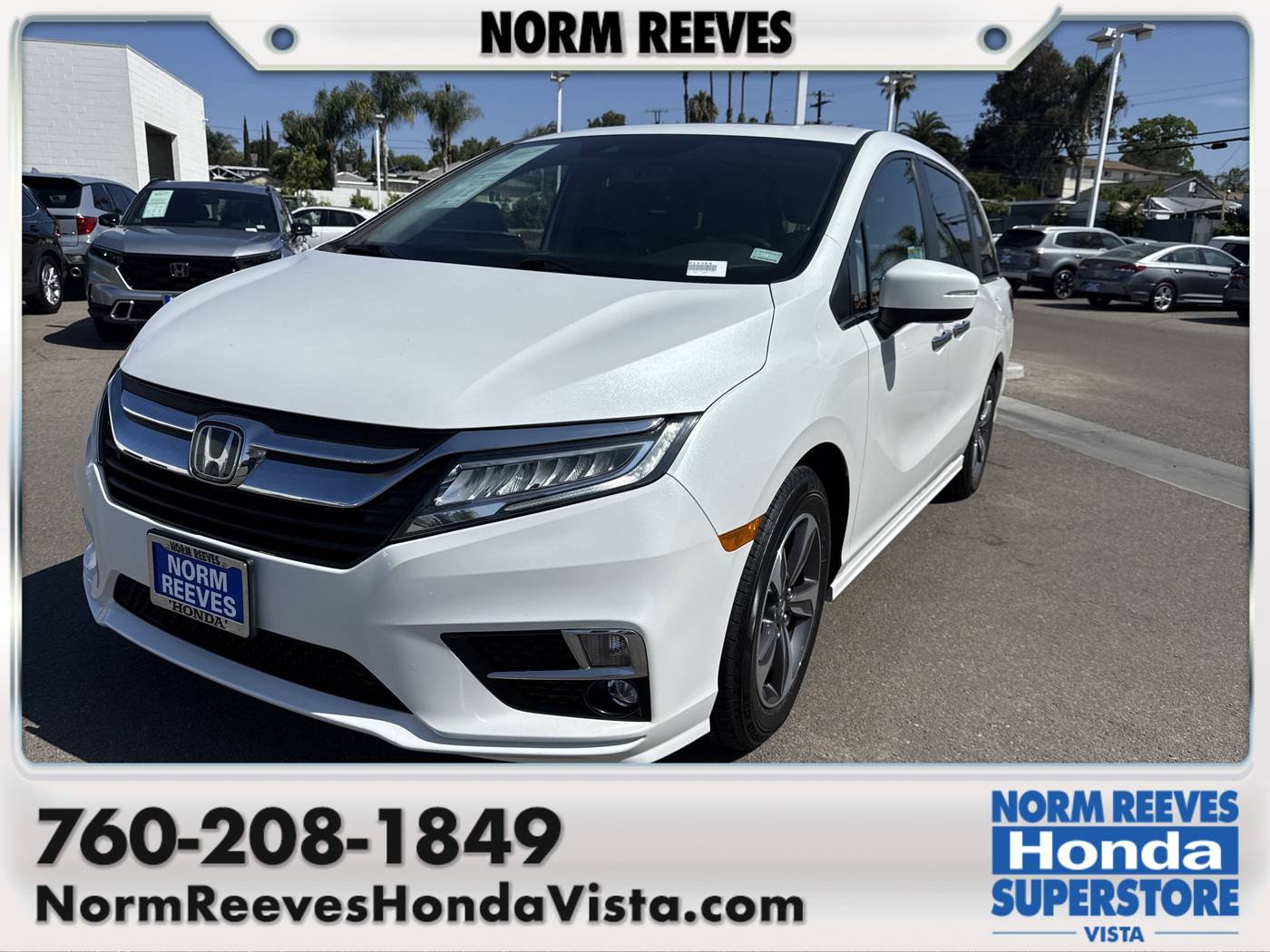 2020 Honda Odyssey Touring — Minivan — 71,209 mi — Vista, CA