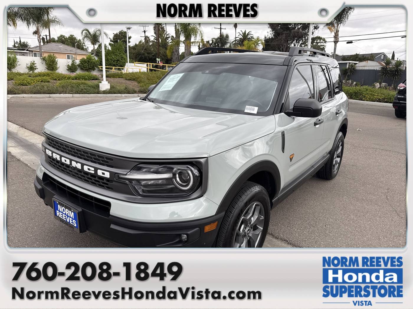 2022 Ford Bronco Sport Badlands — SUV — 57,273 mi — Vista, CA
