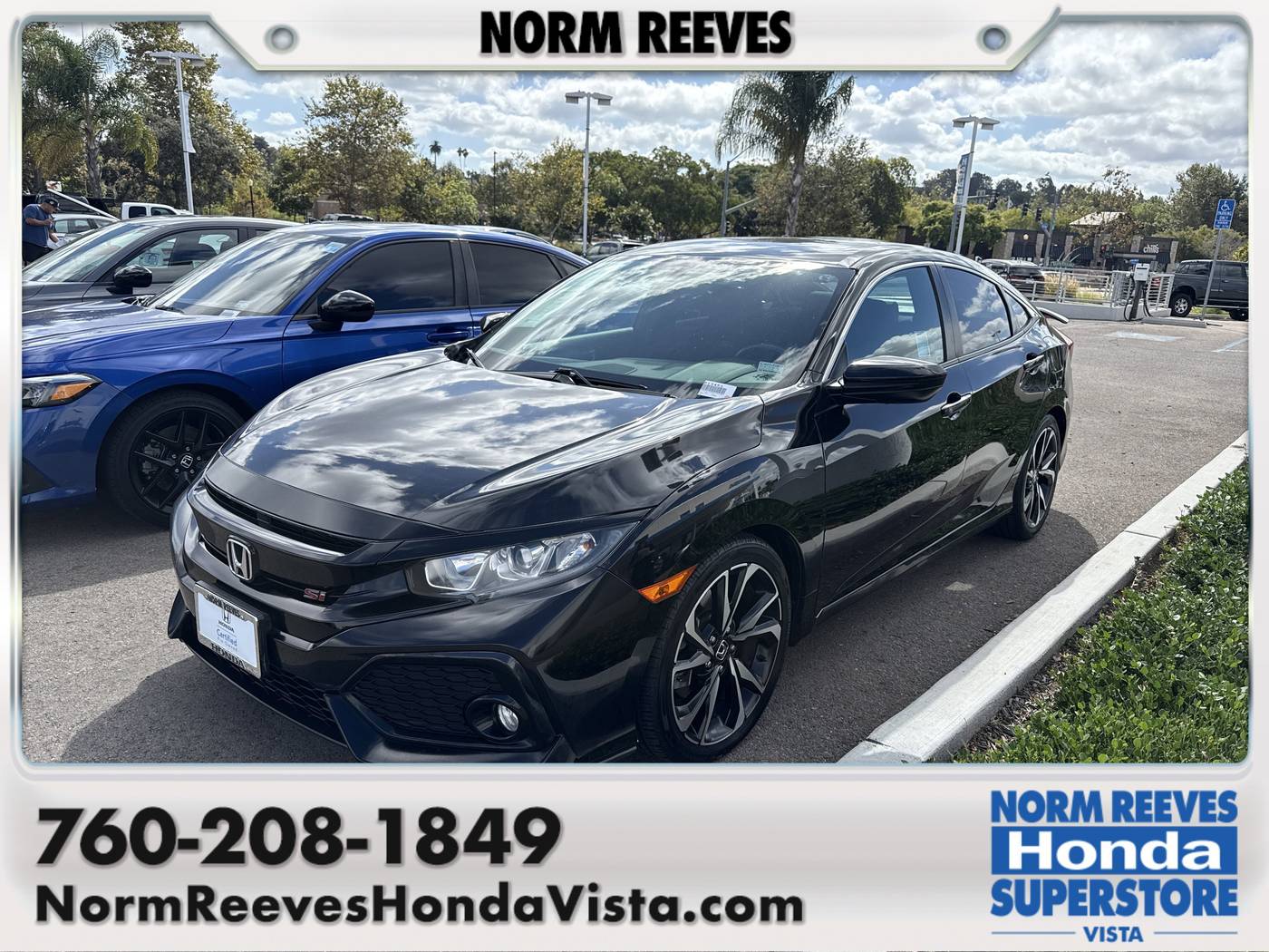 2019 Honda Civic Si — Sedan — 68,341 mi — Vista, CA