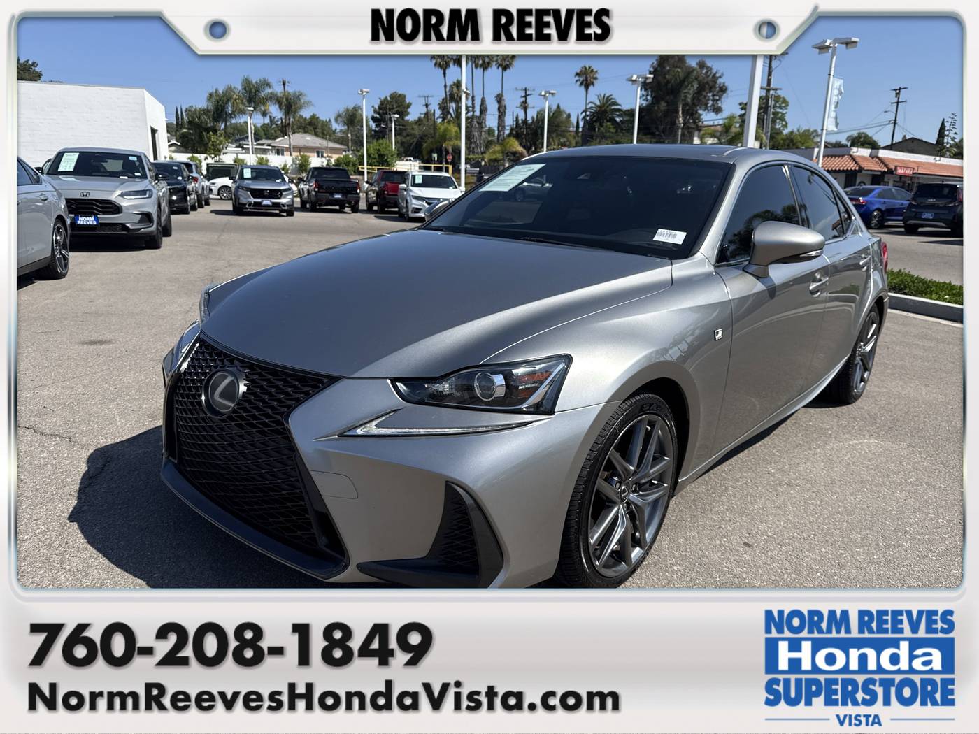 2017 Lexus IS IS 350 — Sedan — 103,511 mi — Vista, CA