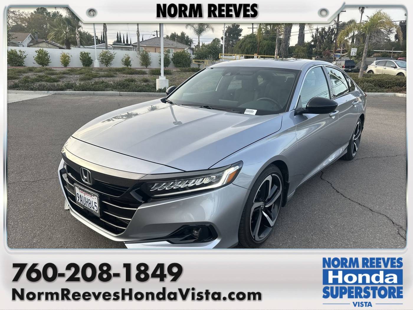2022 Honda Accord Sport — Sedan — 30,546 mi — Vista, CA