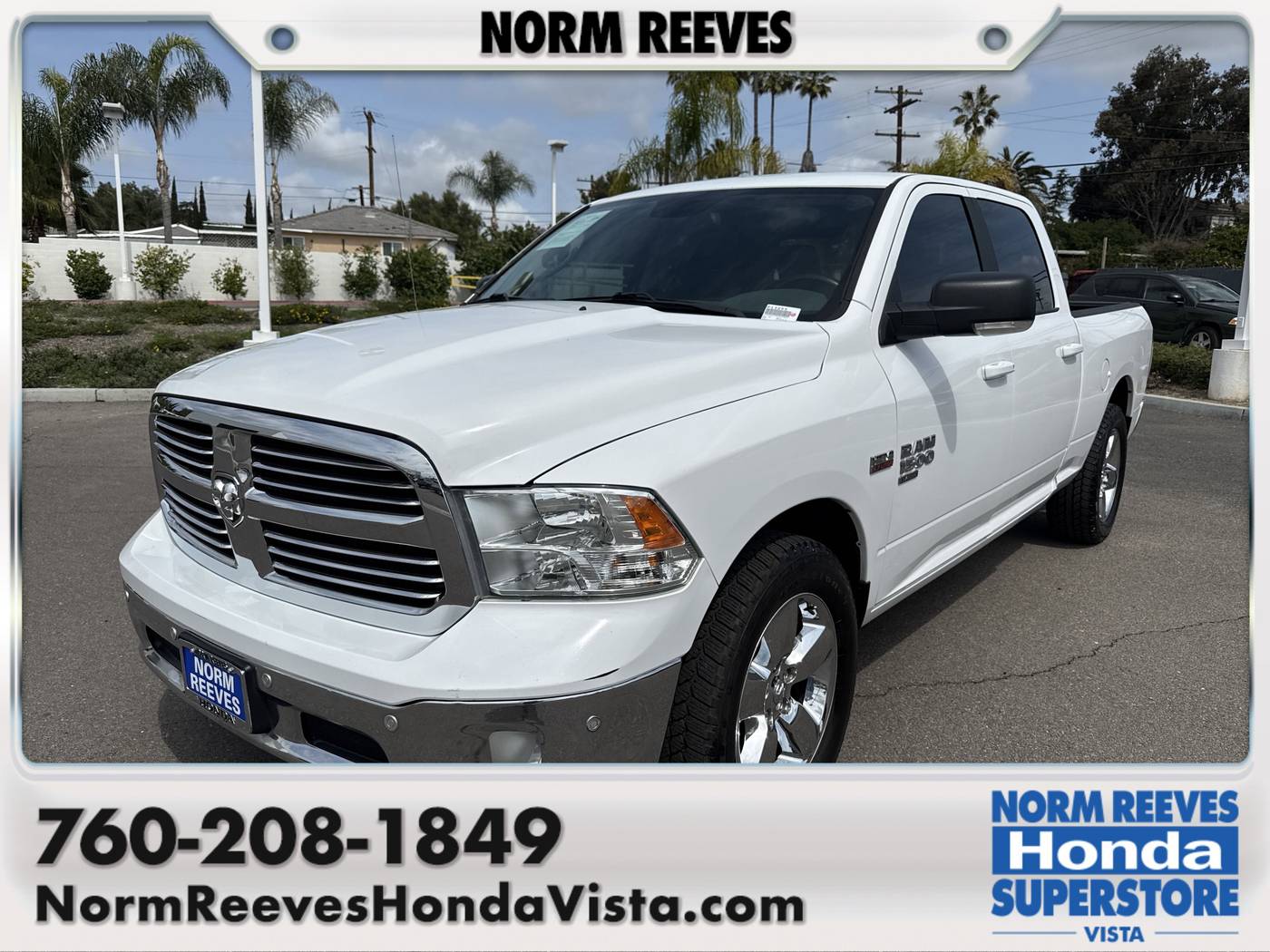 2019 Ram 1500 Classic Big Horn — Pickup Truck — 120,445 mi — Vista, CA