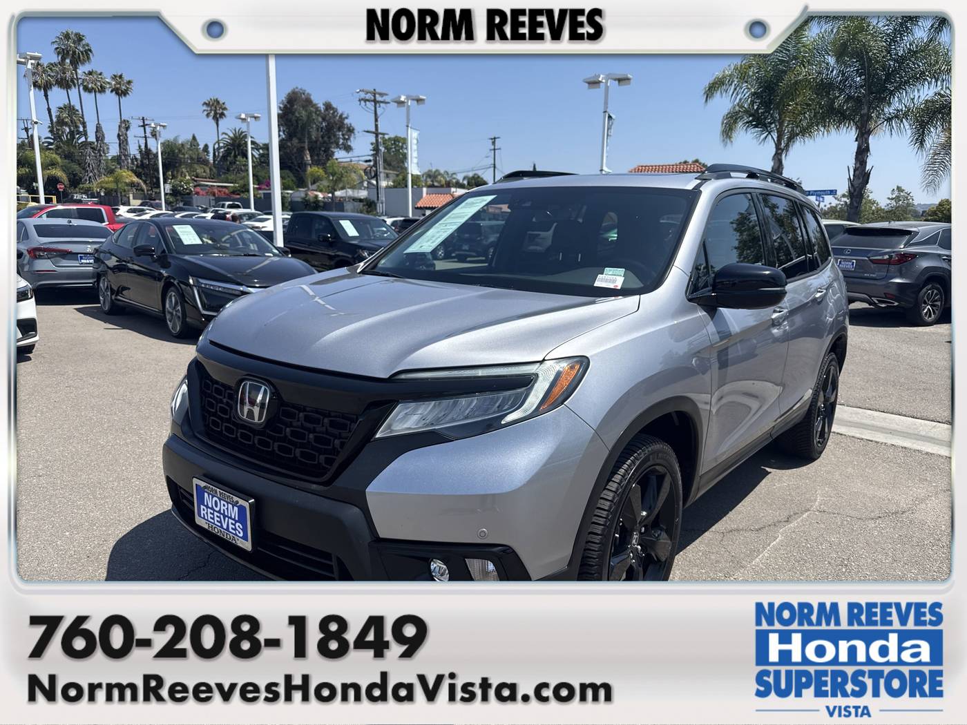 2019 Honda Passport Elite — SUV — 85,490 mi — Vista, CA