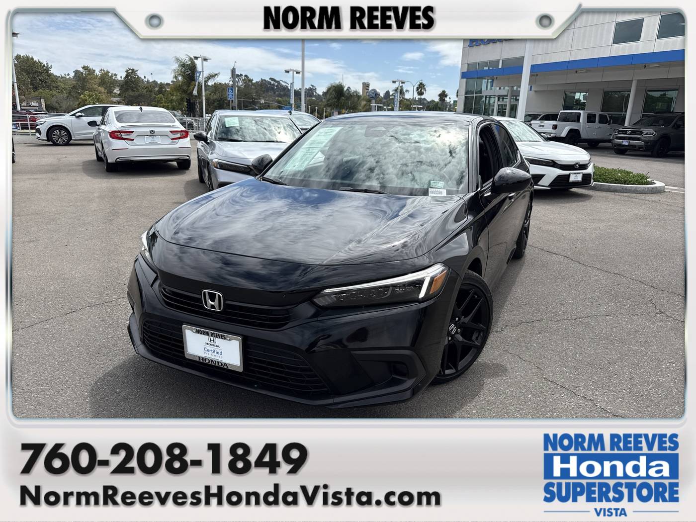 2022 Honda Civic Sport — Sedan — 14,114 mi — Vista, CA