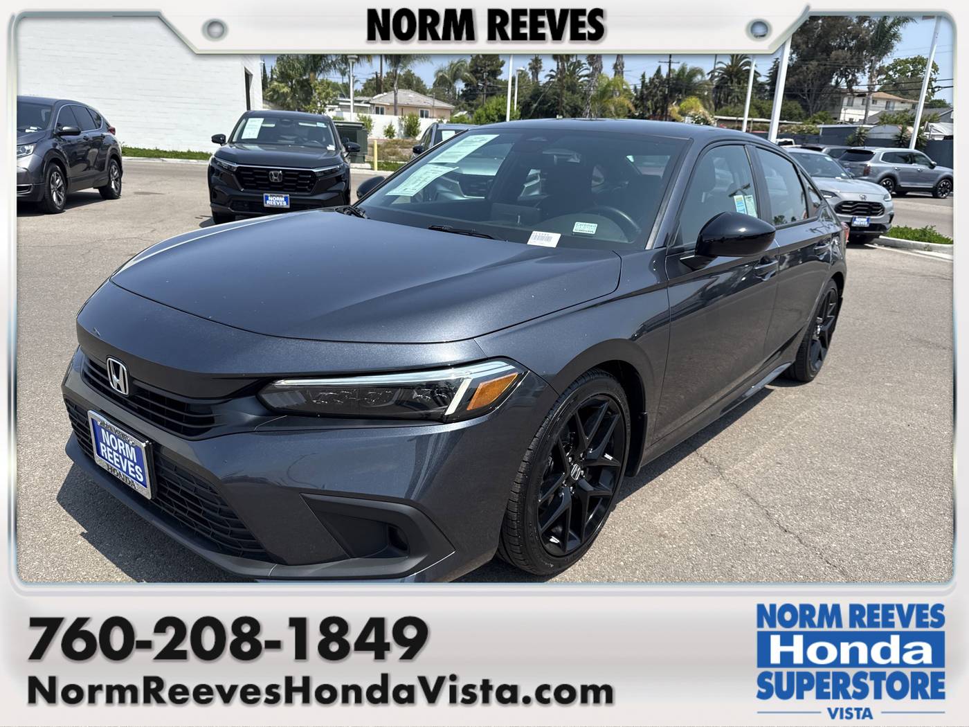 2022 Honda Civic Sport — Sedan — 25,782 mi — Vista, CA