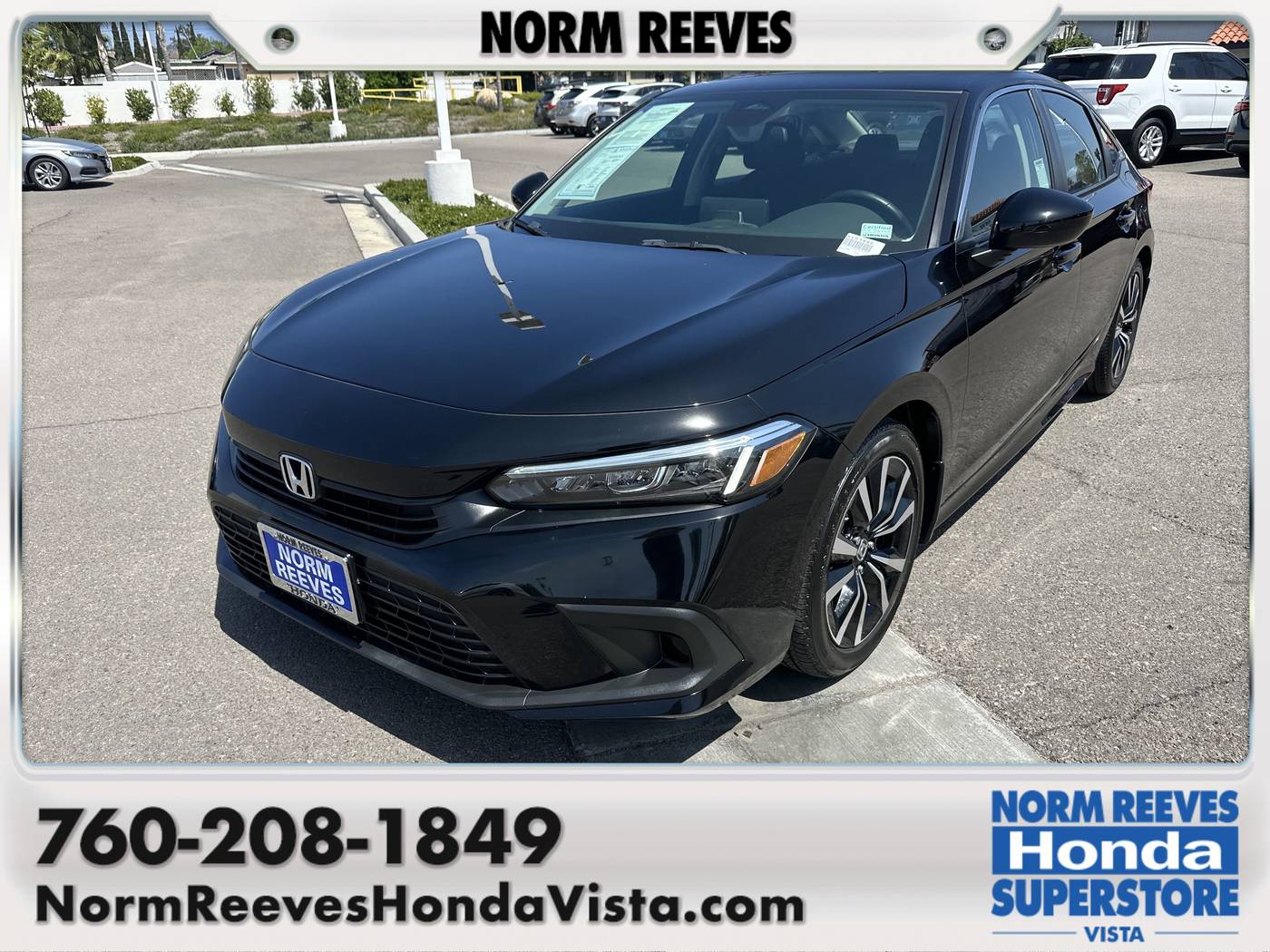 2022 Honda Civic EX — Sedan — 11,679 mi — Vista, CA