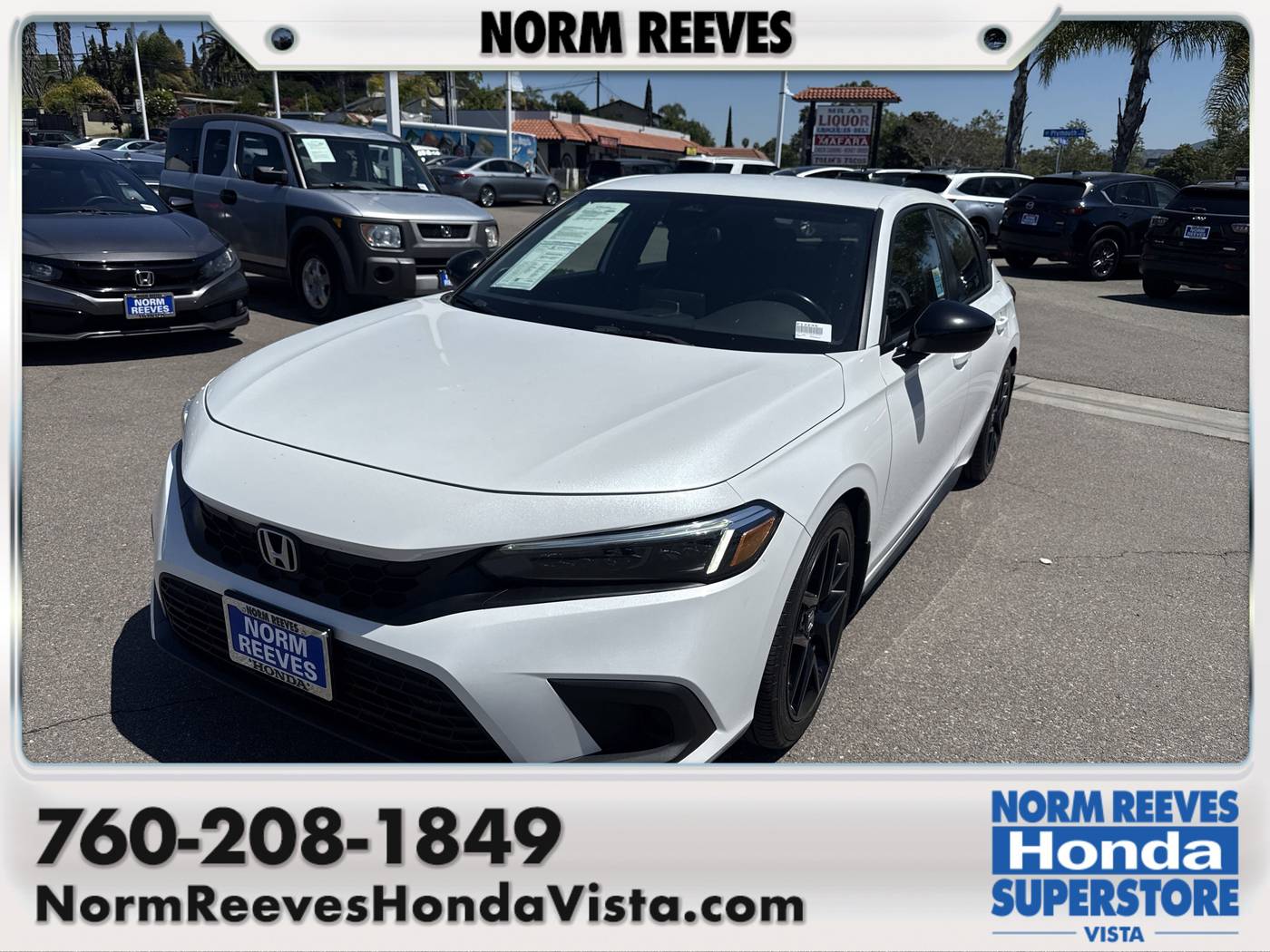 2022 Honda Civic Sport — Hatchback — 88,858 mi — Vista, CA