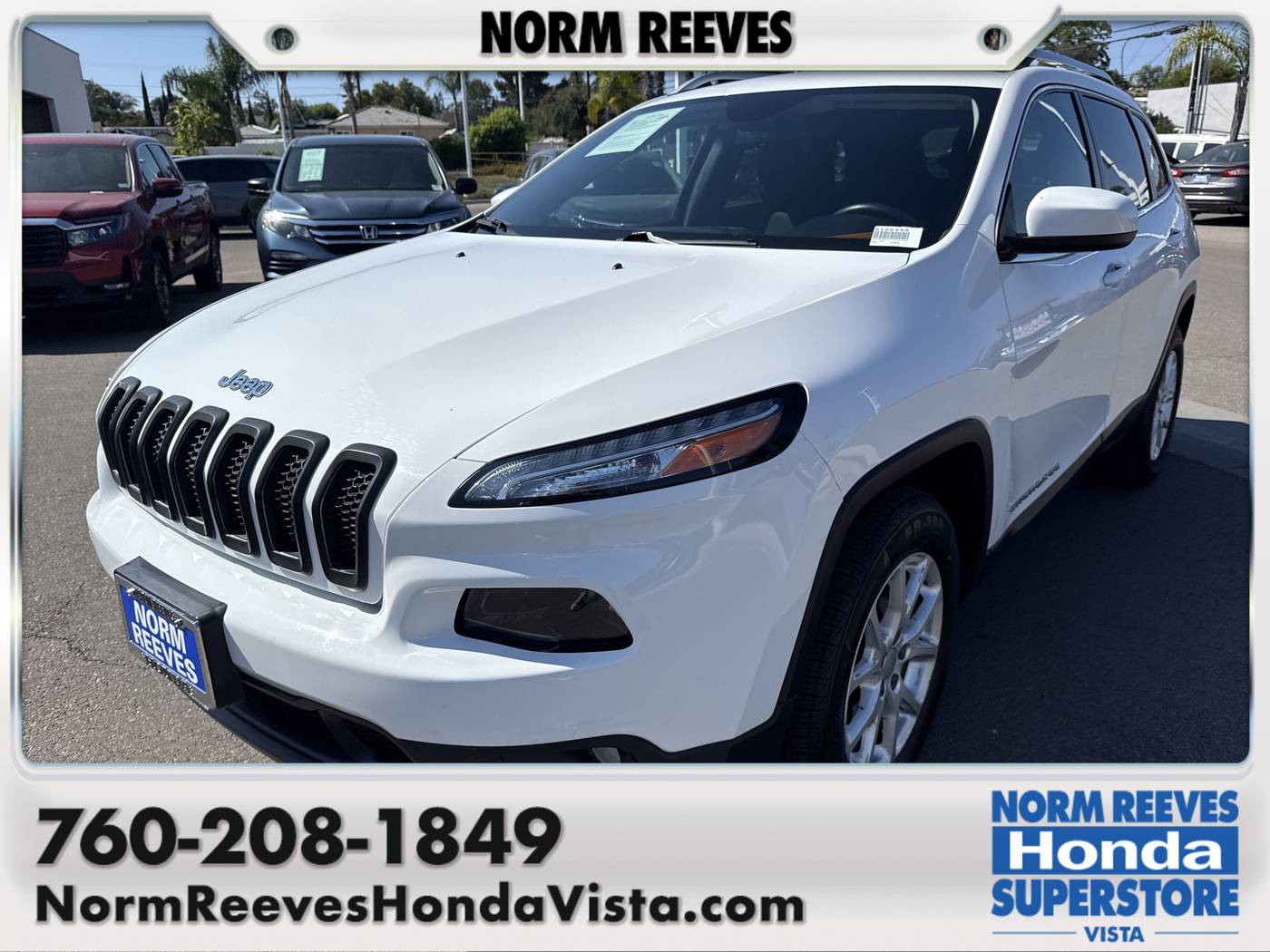 2015 Jeep Cherokee Latitude — SUV — 105,912 mi — Vista, CA
