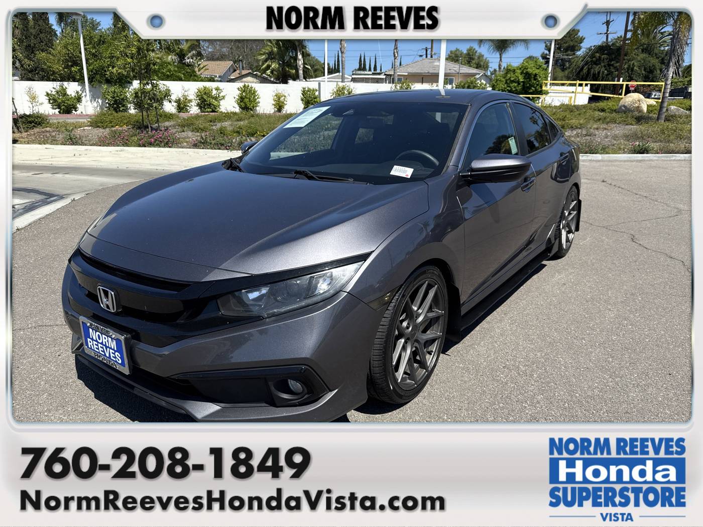 2019 Honda Civic Sport — Sedan — 108,501 mi — Vista, CA