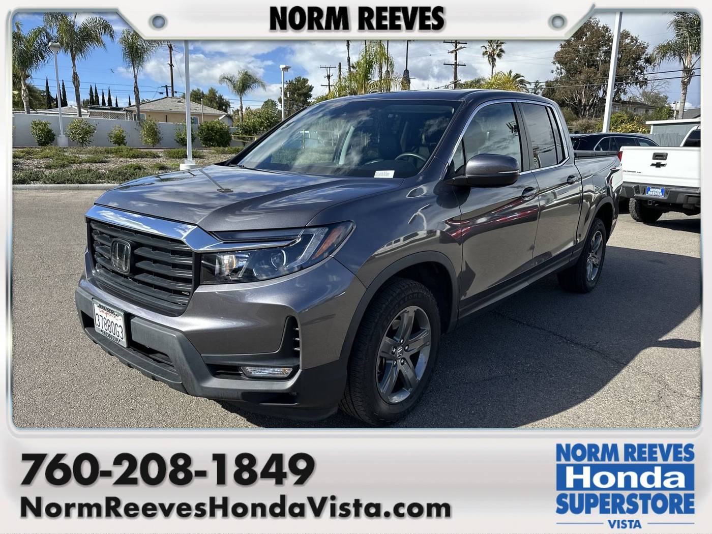 2021 Honda Ridgeline RTL — Pickup Truck — 35,360 mi — Vista, CA