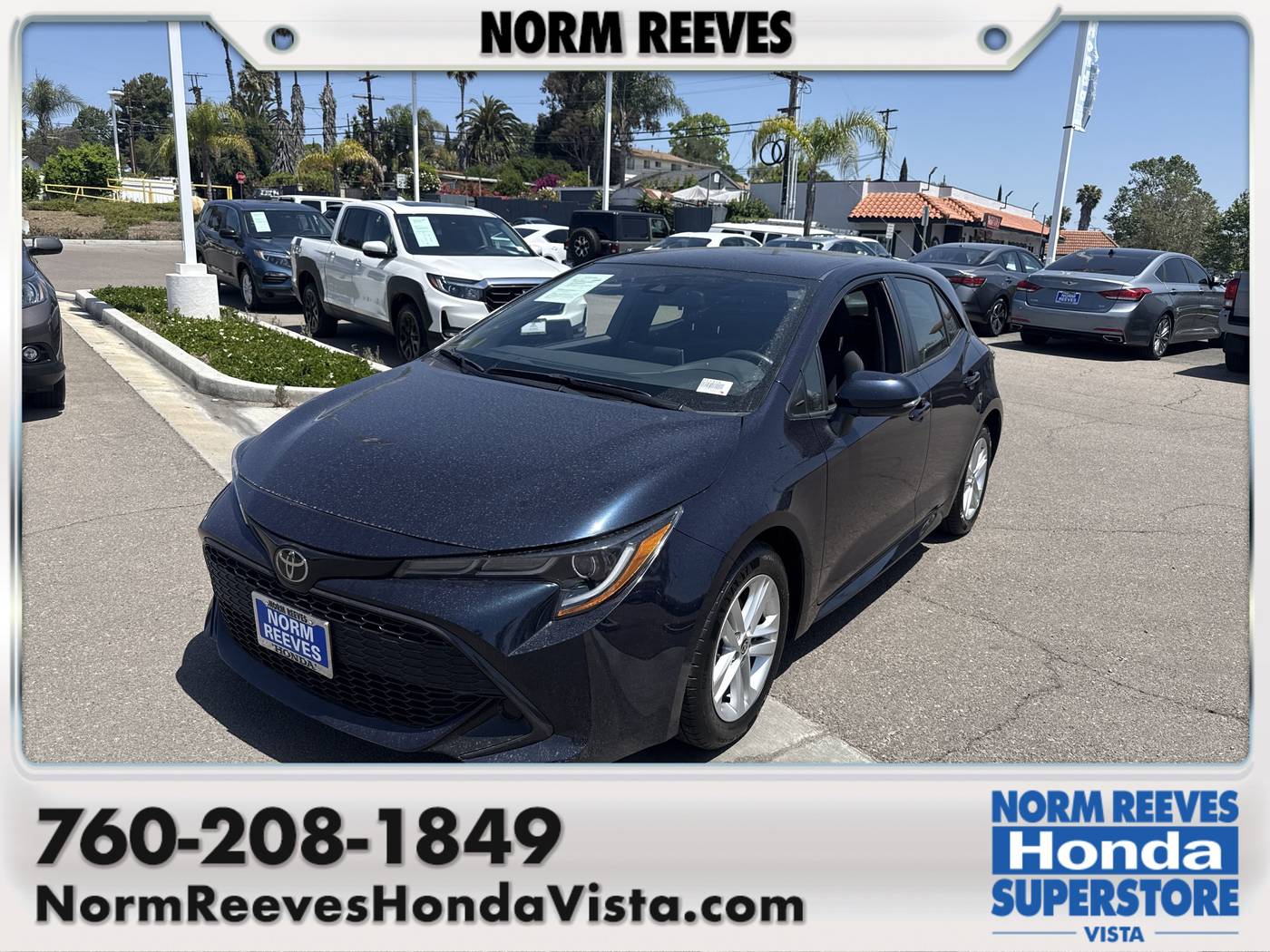 2020 Toyota Corolla Hatchback SE — Hatchback — 20,870 mi — Vista, CA