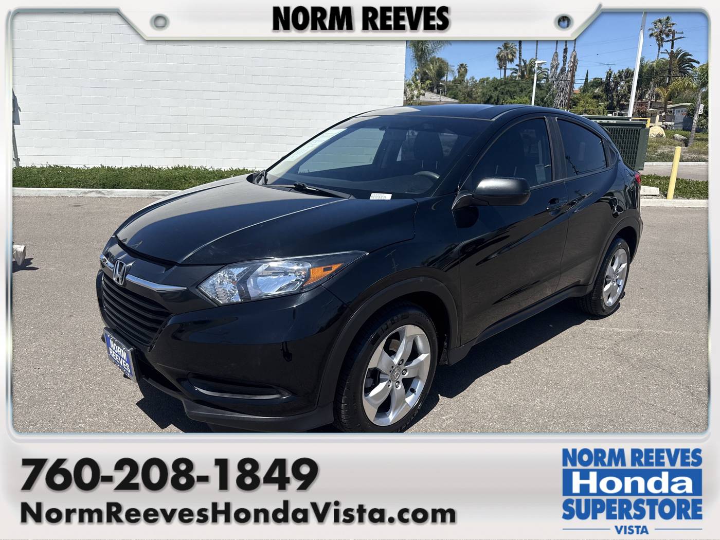 2016 Honda HR-V LX — SUV — 121,531 mi — Vista, CA