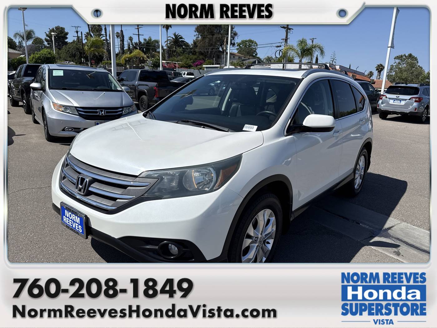 2014 Honda CR-V EX-L — SUV — 53,808 mi — Vista, CA