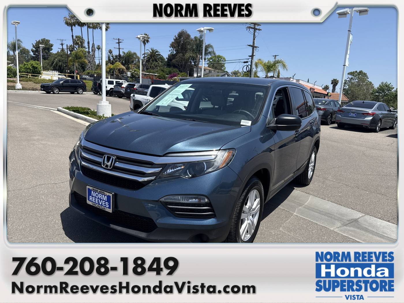 2018 Honda Pilot LX — SUV — 100,485 mi — Vista, CA