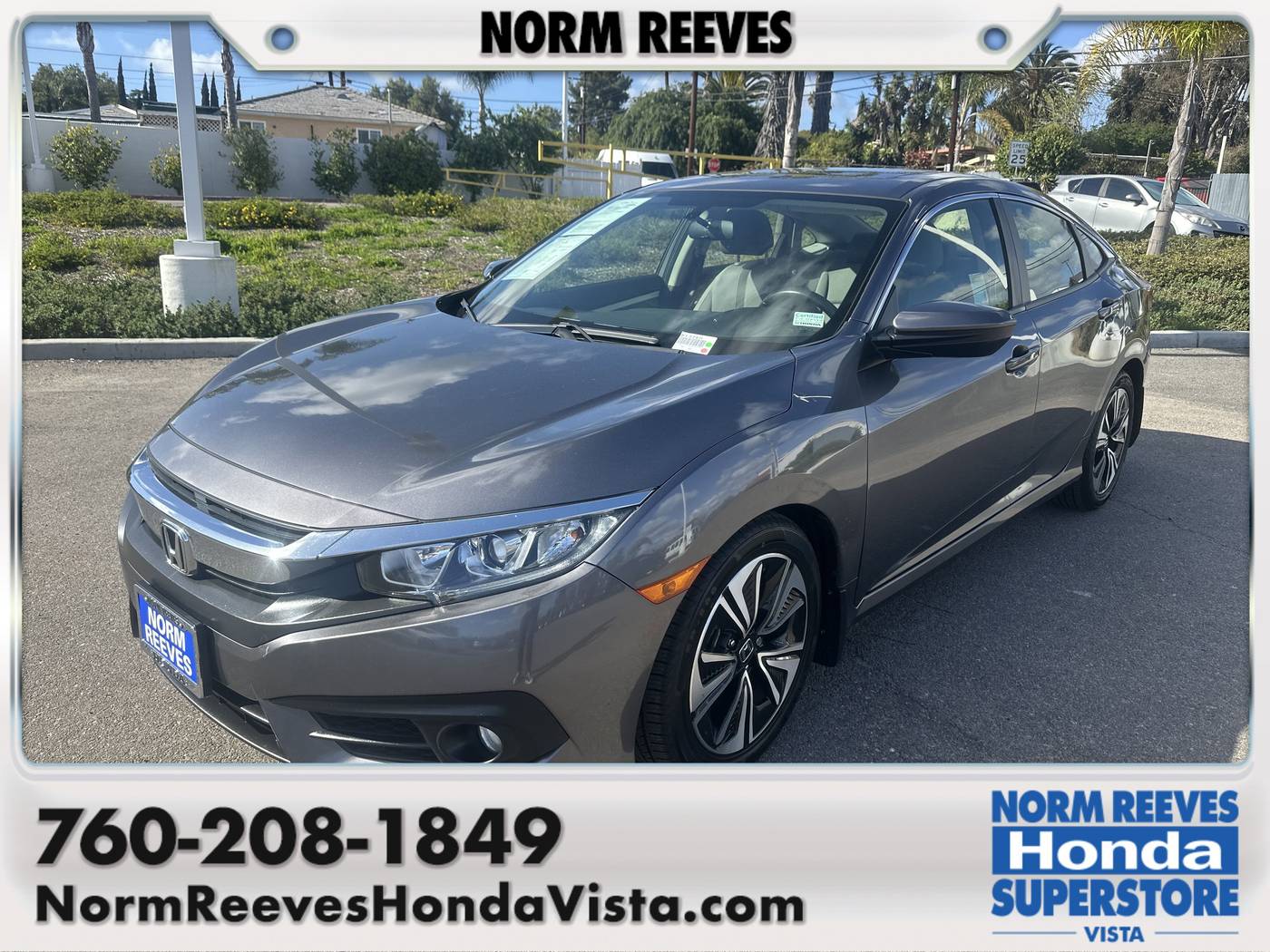 2018 Honda Civic EX-T — Sedan — 62,818 mi — Vista, CA