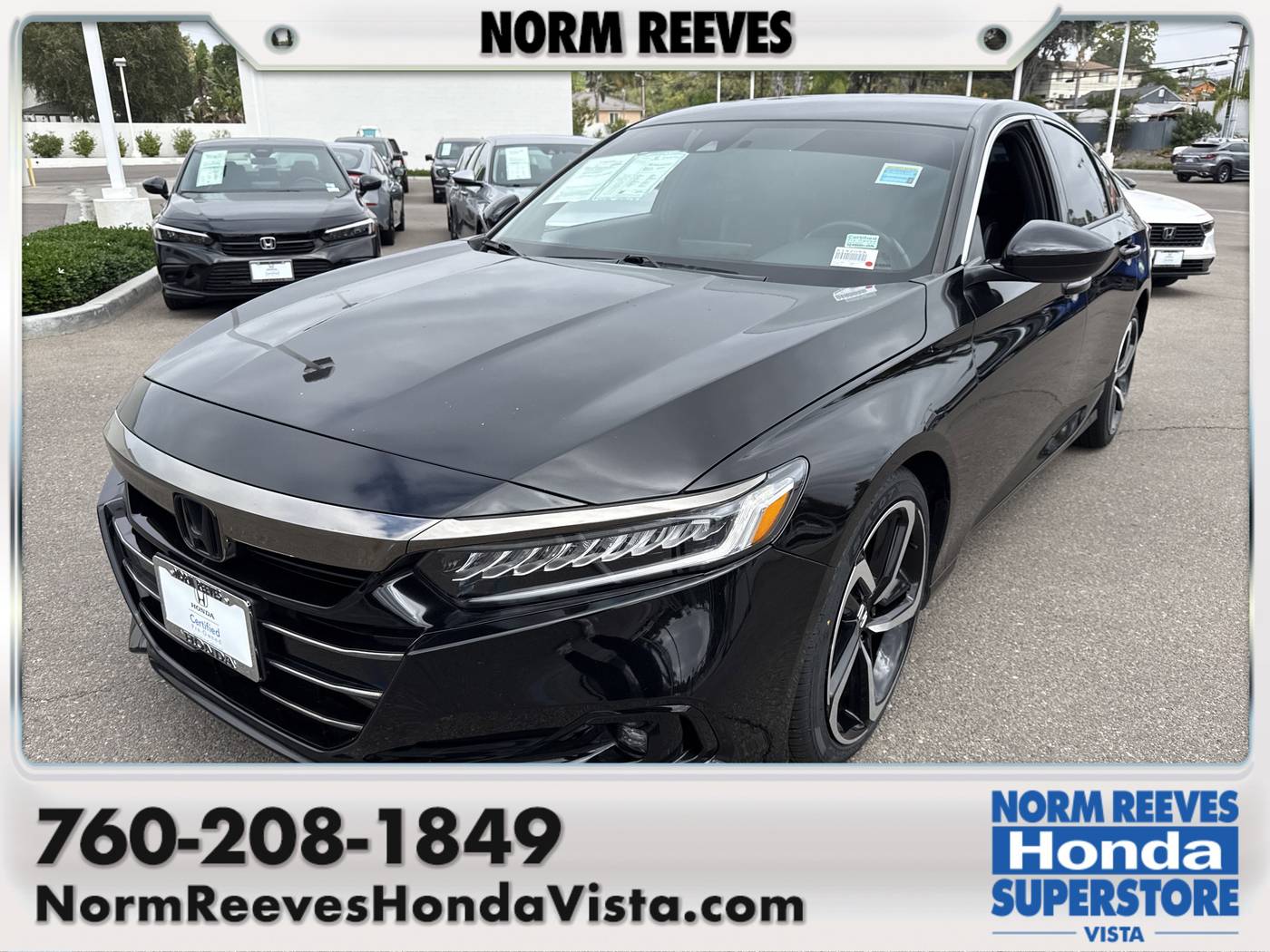 2022 Honda Accord Sport — Sedan — 32,922 mi — Vista, CA