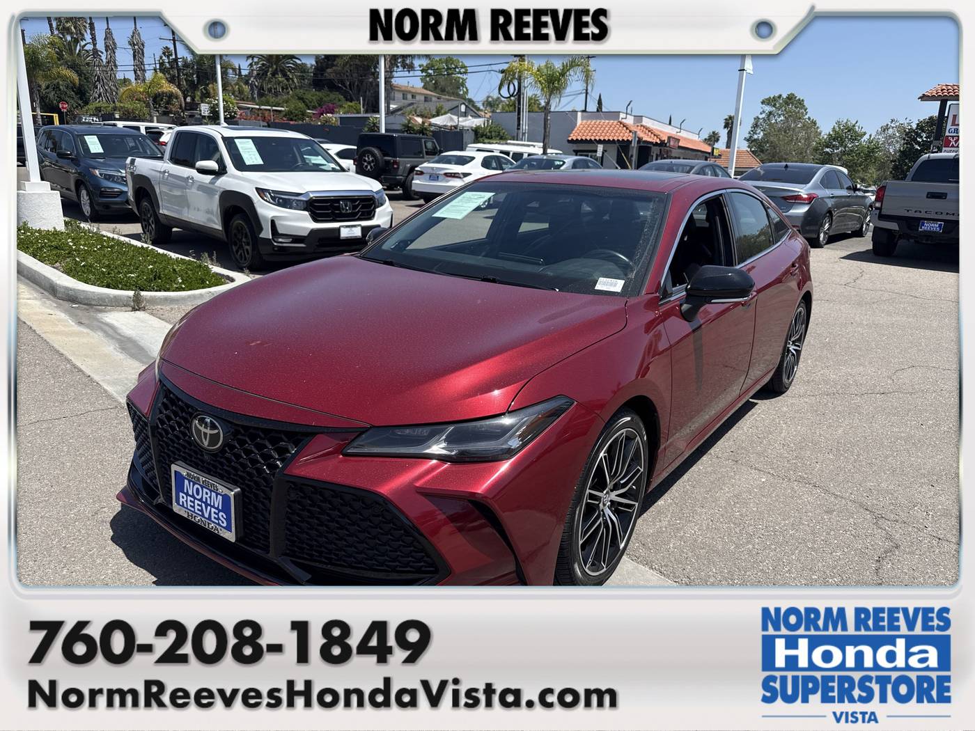2019 Toyota Avalon Touring — Sedan — 63,754 mi — Vista, CA