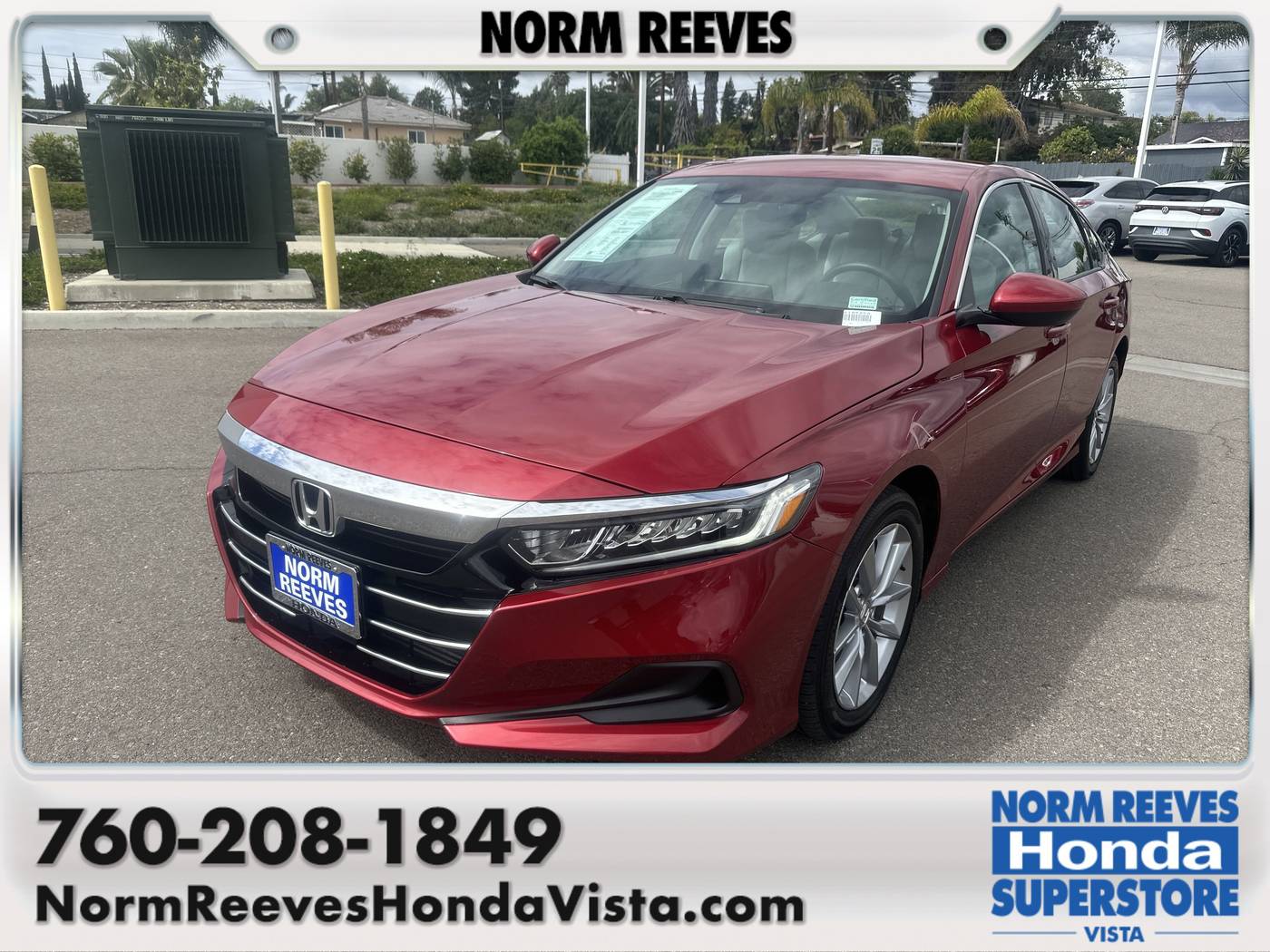 2022 Honda Accord LX — Sedan — 20,516 mi — Vista, CA