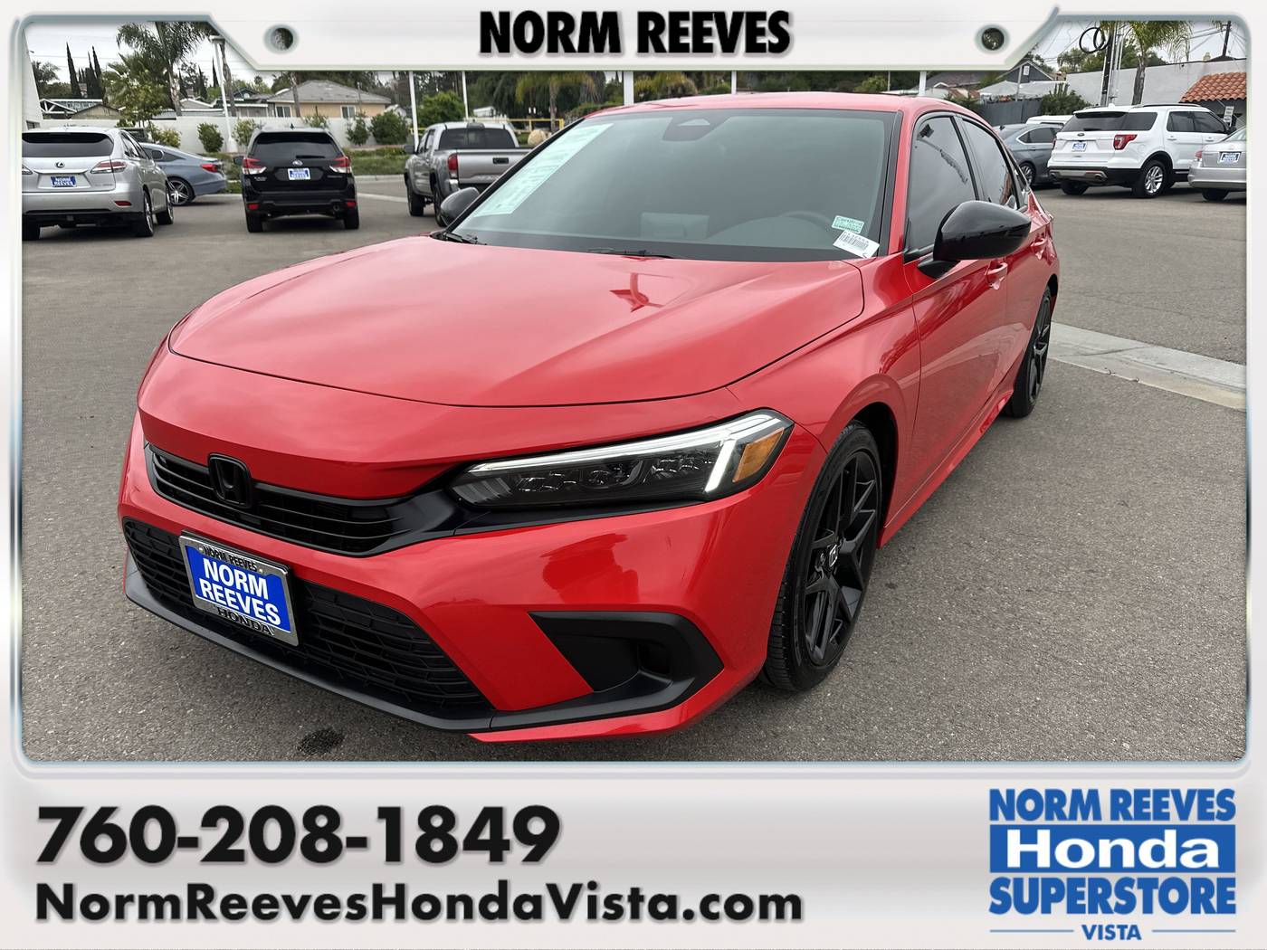2024 Honda Civic Sport — Sedan — 15,214 mi — Vista, CA