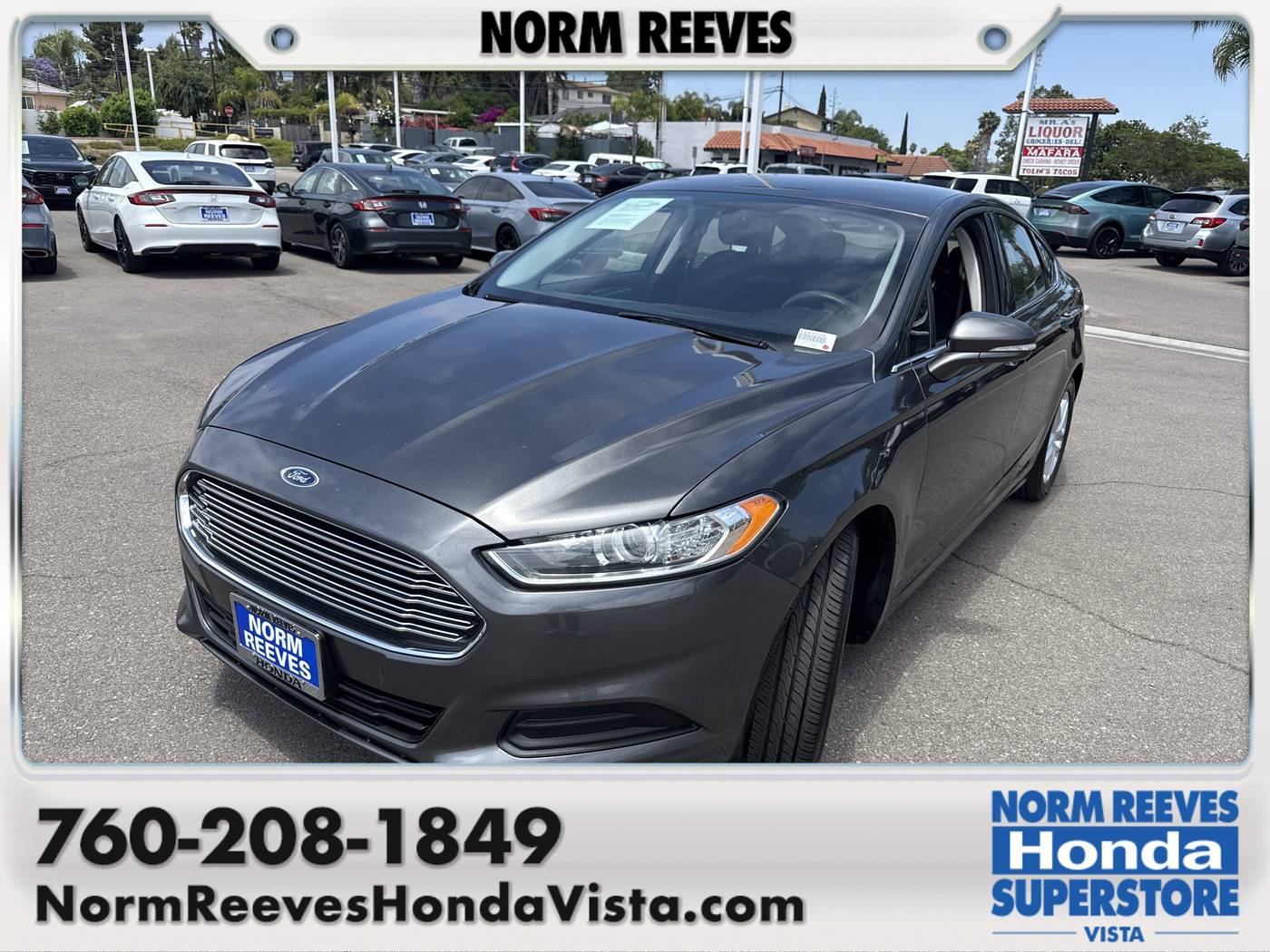 2016 Ford Fusion SE — Sedan — 137,332 mi — Vista, CA