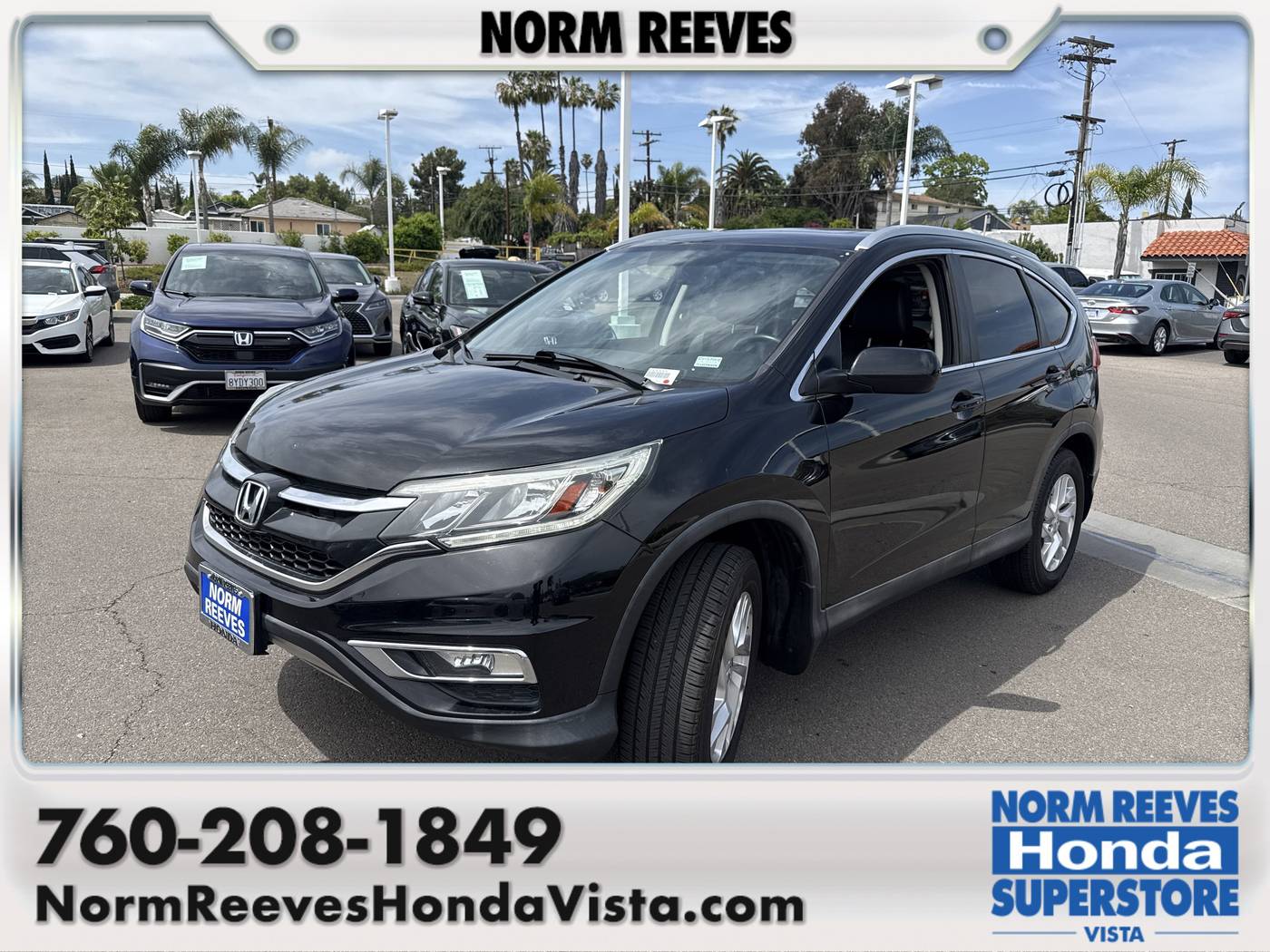 2016 Honda CR-V EX-L — SUV — 129,478 mi — Vista, CA