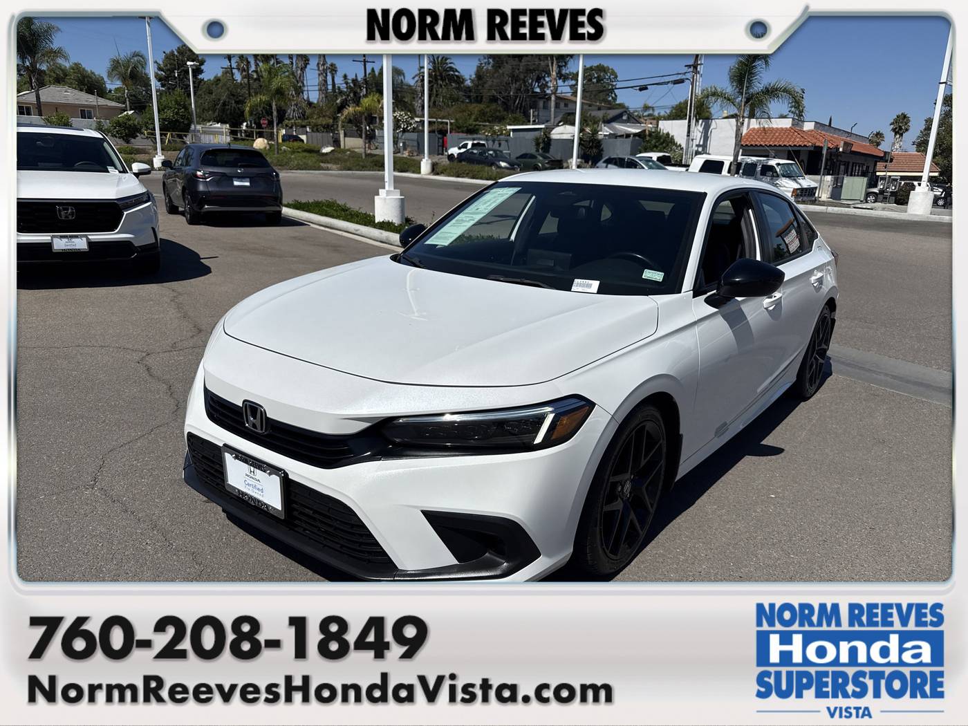 2022 Honda Civic Sport — Sedan — 69,804 mi — Vista, CA