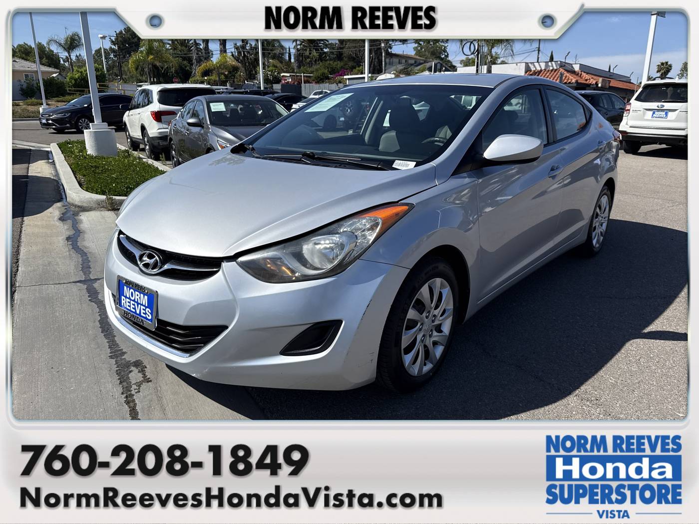 2011 Hyundai Elantra GLS — Sedan — 80,619 mi — Vista, CA