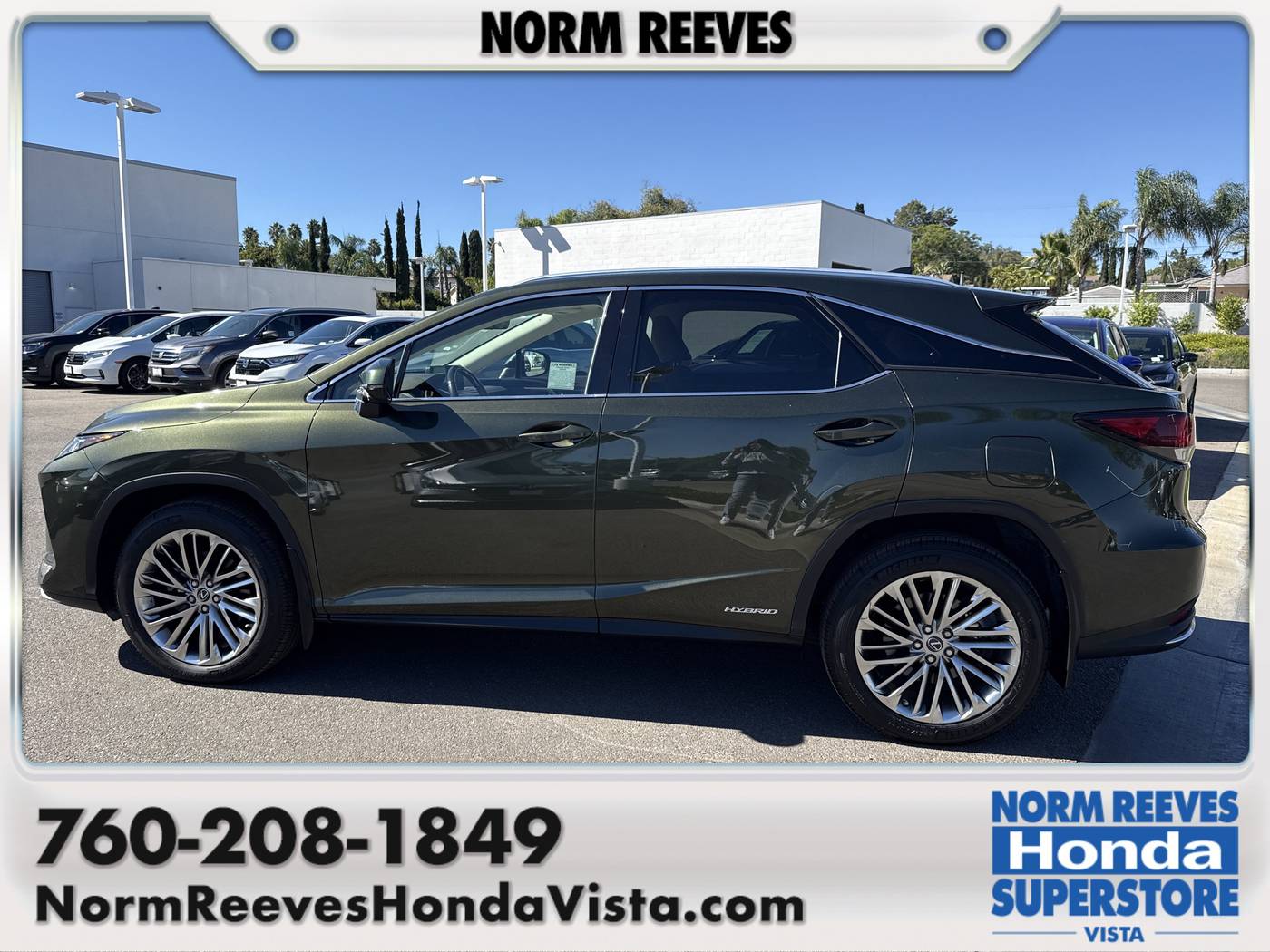 2020 Lexus RX RX 450h — SUV — 16,666 mi — Vista, CA