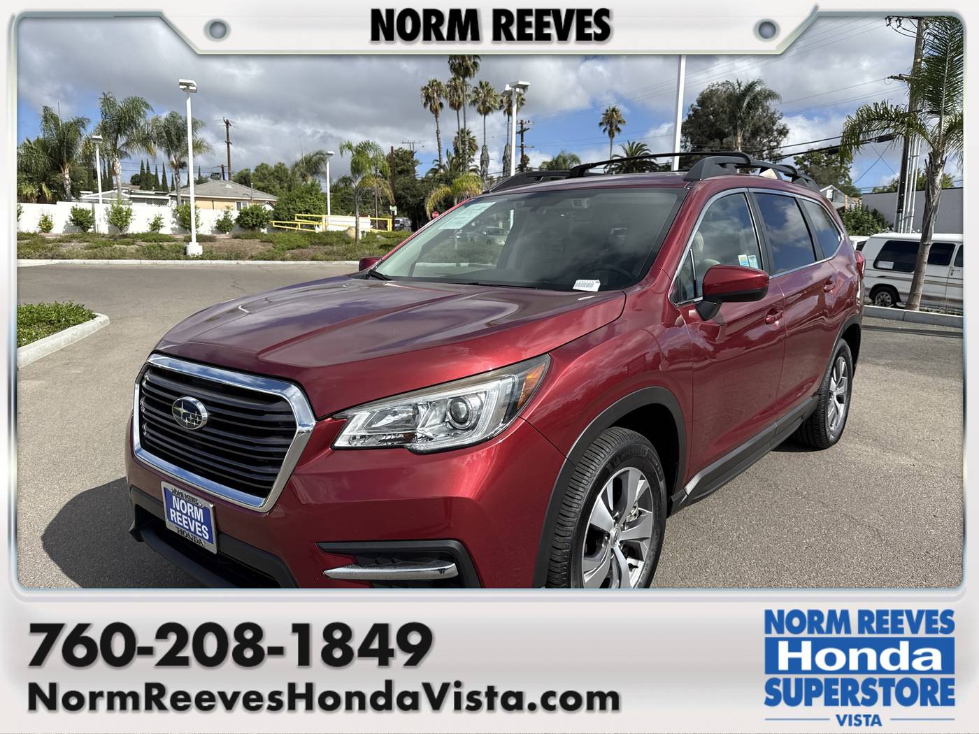 2019 Subaru Ascent Premium — SUV — 105,717 mi — Vista, CA