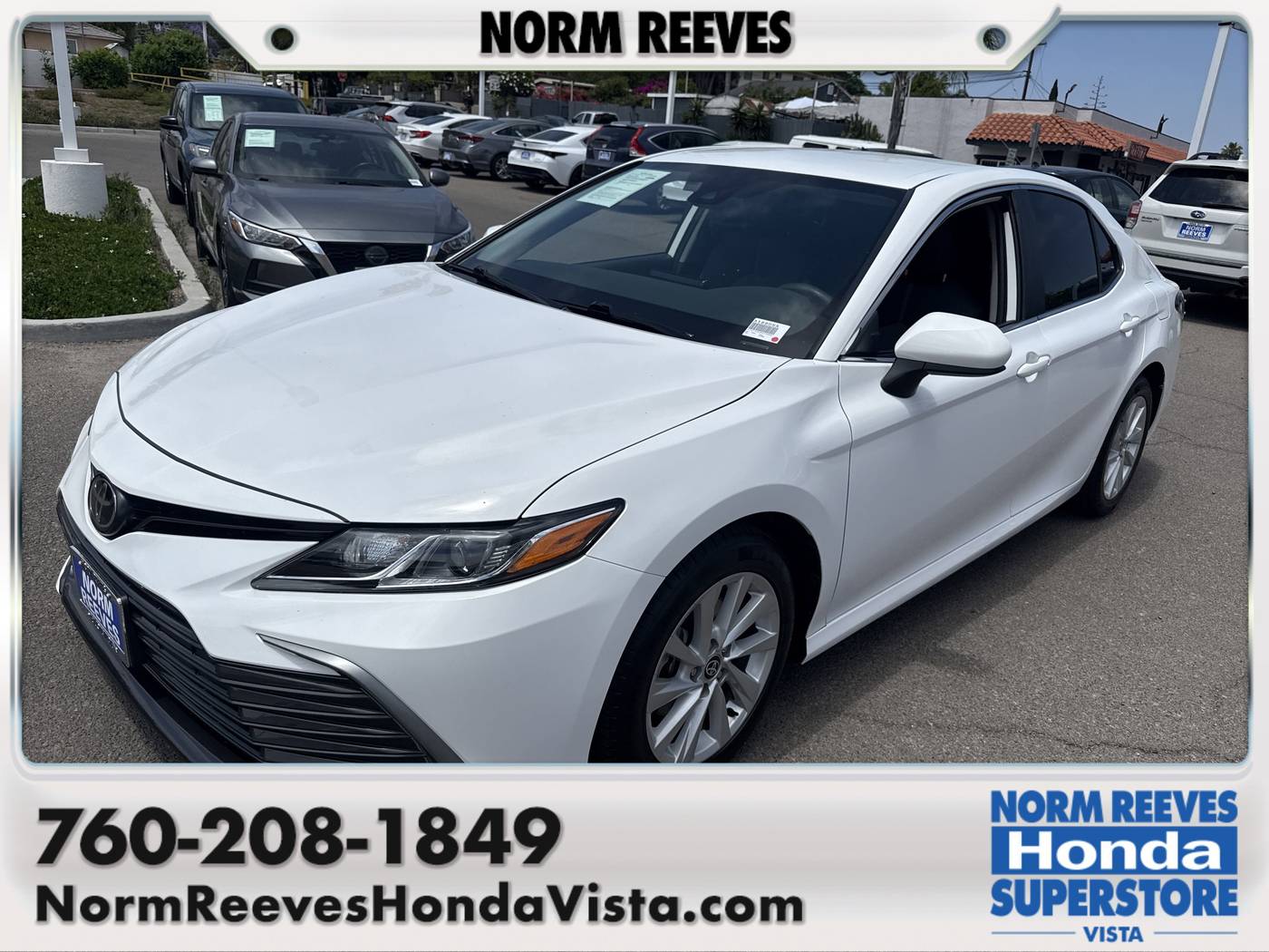 2022 Toyota Camry LE — Sedan — 50,574 mi — Vista, CA