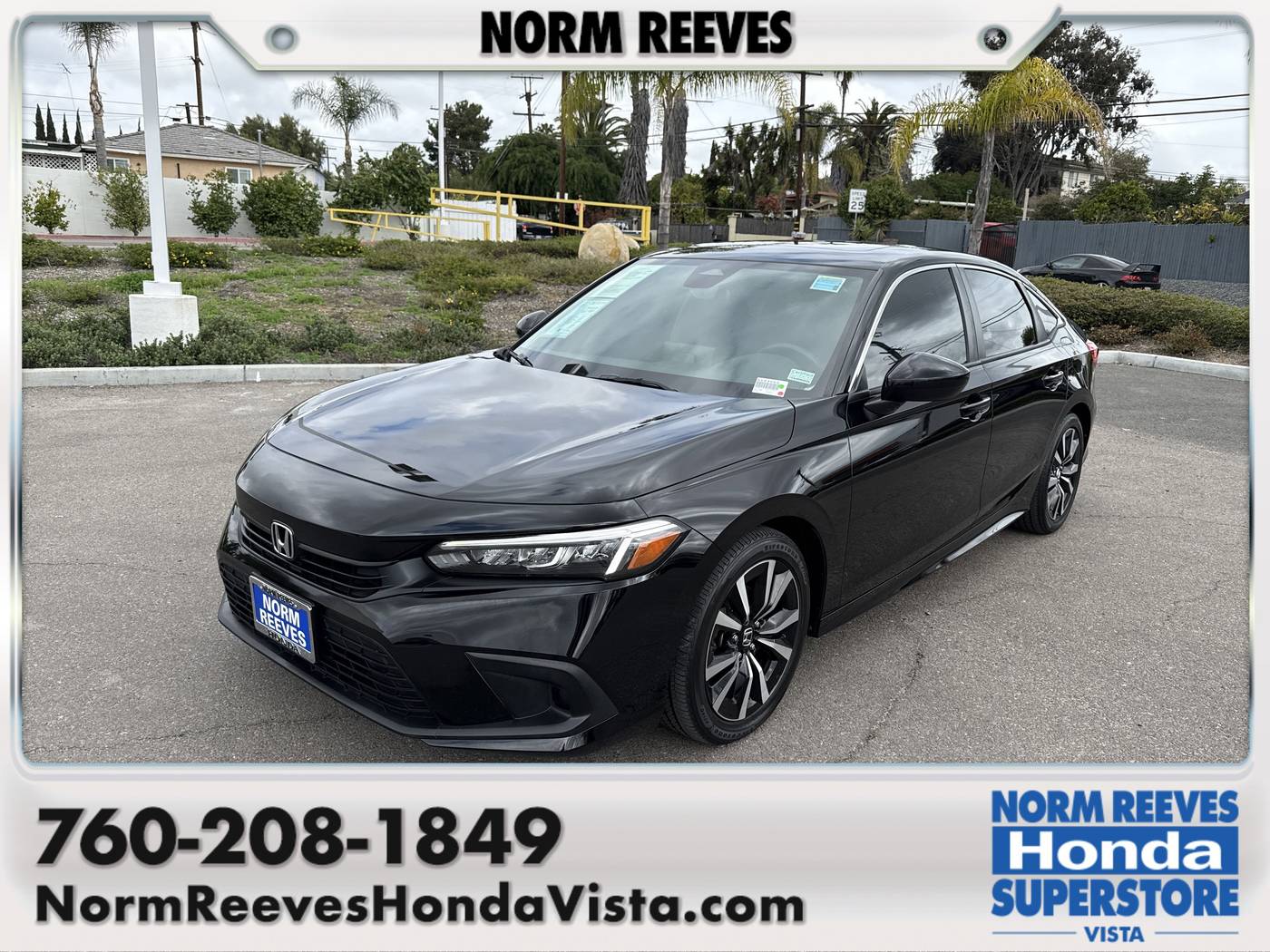 2022 Honda Civic EX — Sedan — 26,320 mi — Vista, CA