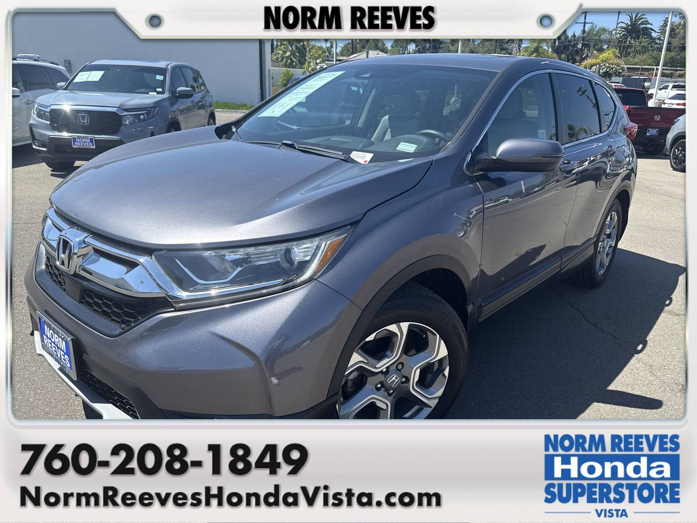 2017 Honda CR-V EX-L — SUV — 61,329 mi — Vista, CA