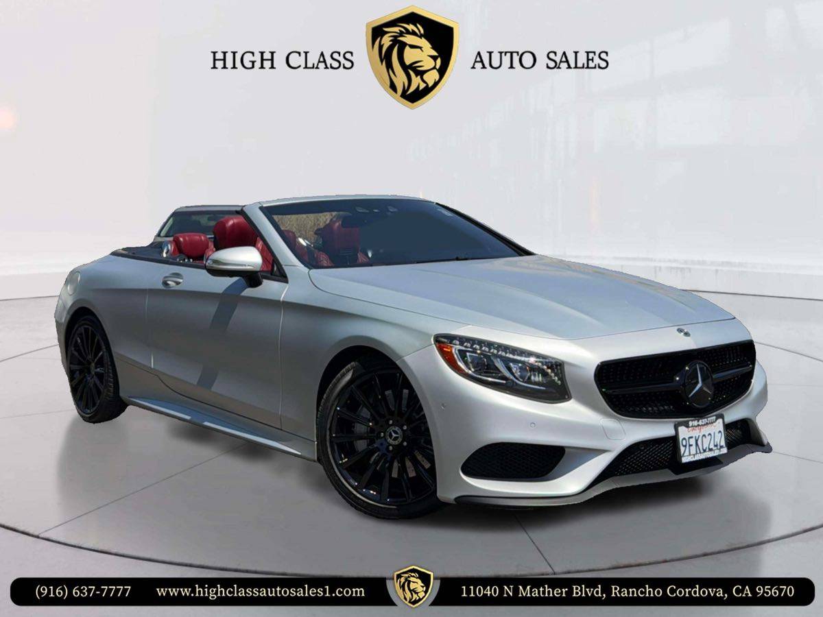 2017 Mercedes-Benz S-Class S 550 — Convertible — 58,357 mi — Rancho Cordova, CA