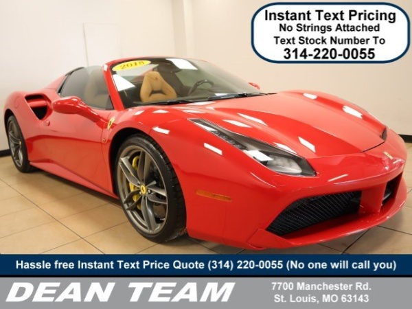 2018 Ferrari 488 Spider For Sale In St Louis Mo Truecar