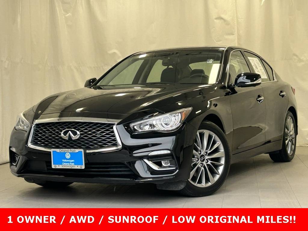 2022 INFINITI Q50 LUXE — Sedan — 9,152 mi — Orland Park, IL