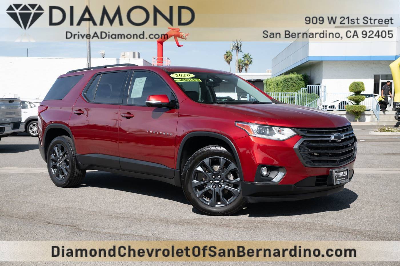 2020 Chevrolet Traverse RS — SUV — 80,574 mi — San Bernardino, CA