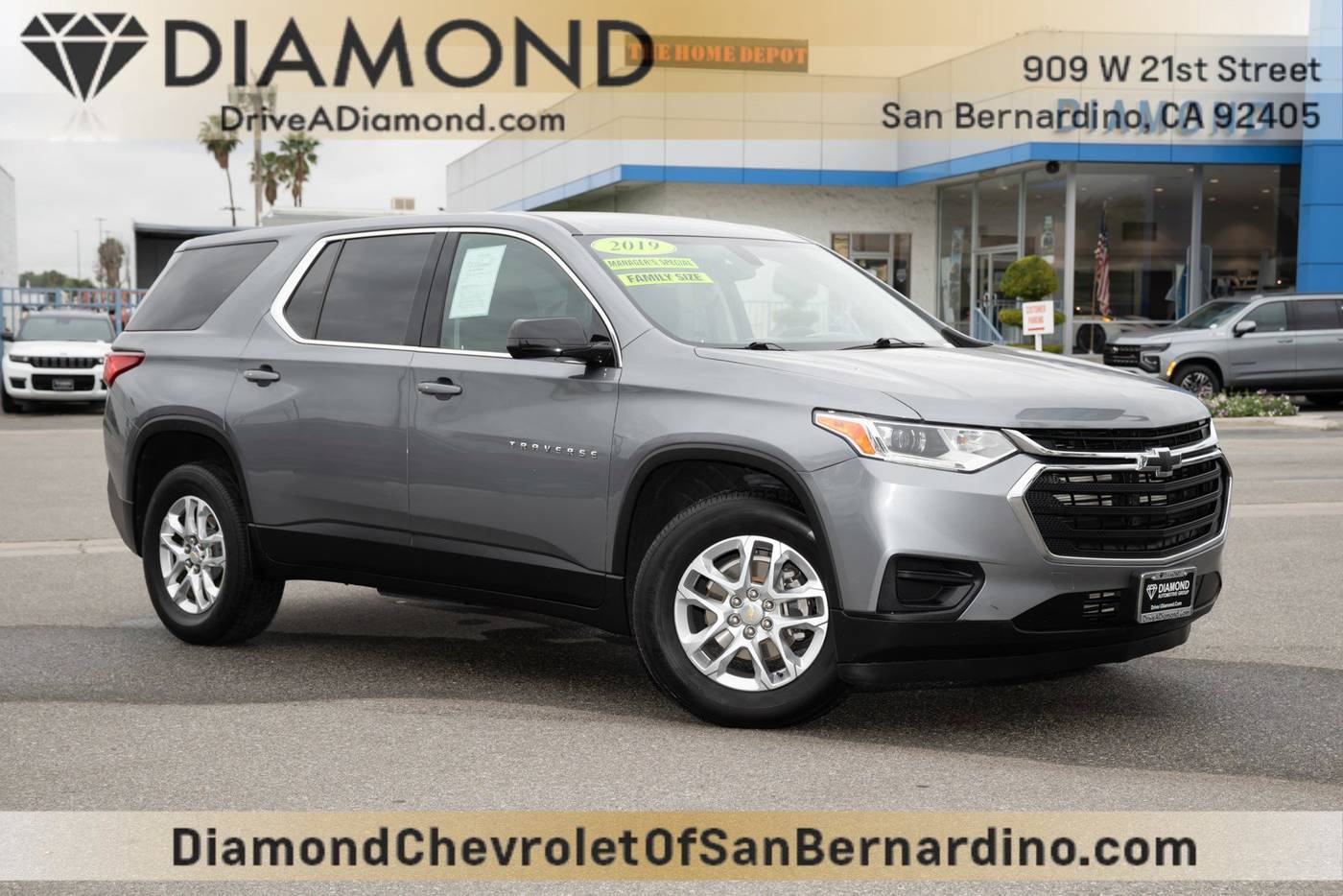 2019 Chevrolet Traverse LS — SUV — 87,777 mi — San Bernardino, CA