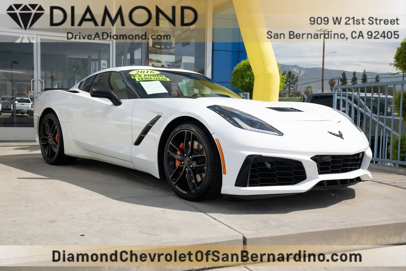 2016 Chevrolet Corvette Z51 2LT — Coupe — 55,541 mi — San Bernardino, CA