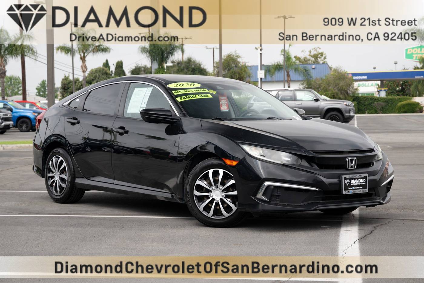 2020 Honda Civic LX — Sedan — 126,380 mi — San Bernardino, CA