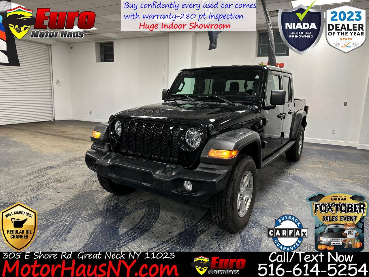 2020 Jeep Gladiator Sport S — Pickup Truck — 44,825 mi — Great Neck, NY