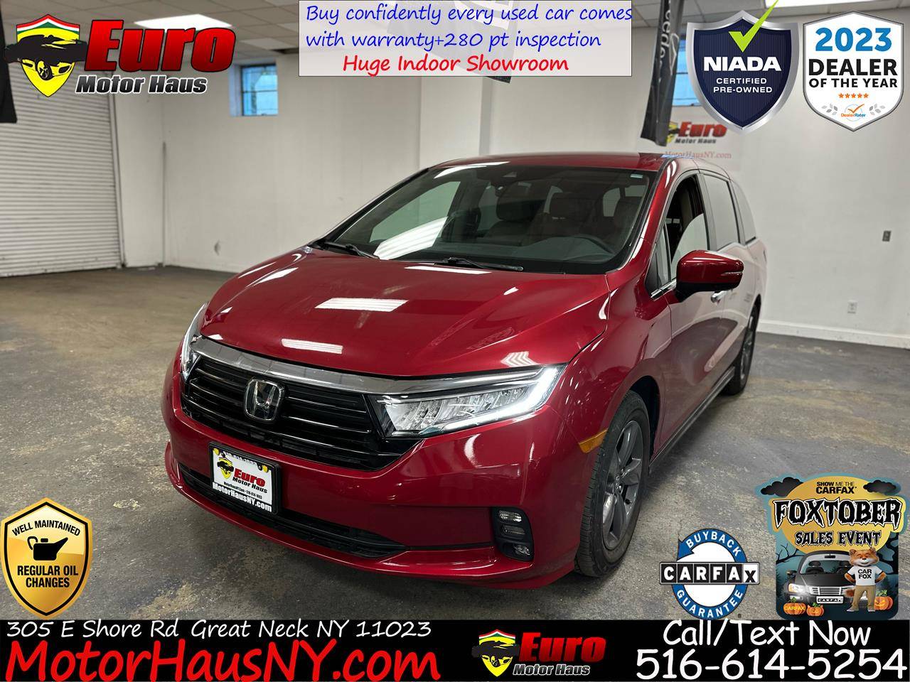 2022 Honda Odyssey EX — Minivan — 34,107 mi — Great Neck, NY