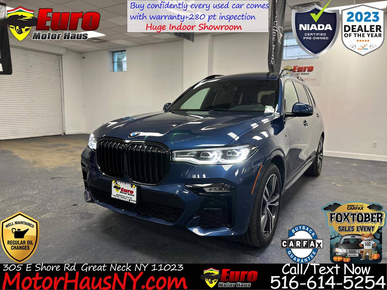 2021 BMW X7 40i — SUV — 44,188 mi — Great Neck, NY
