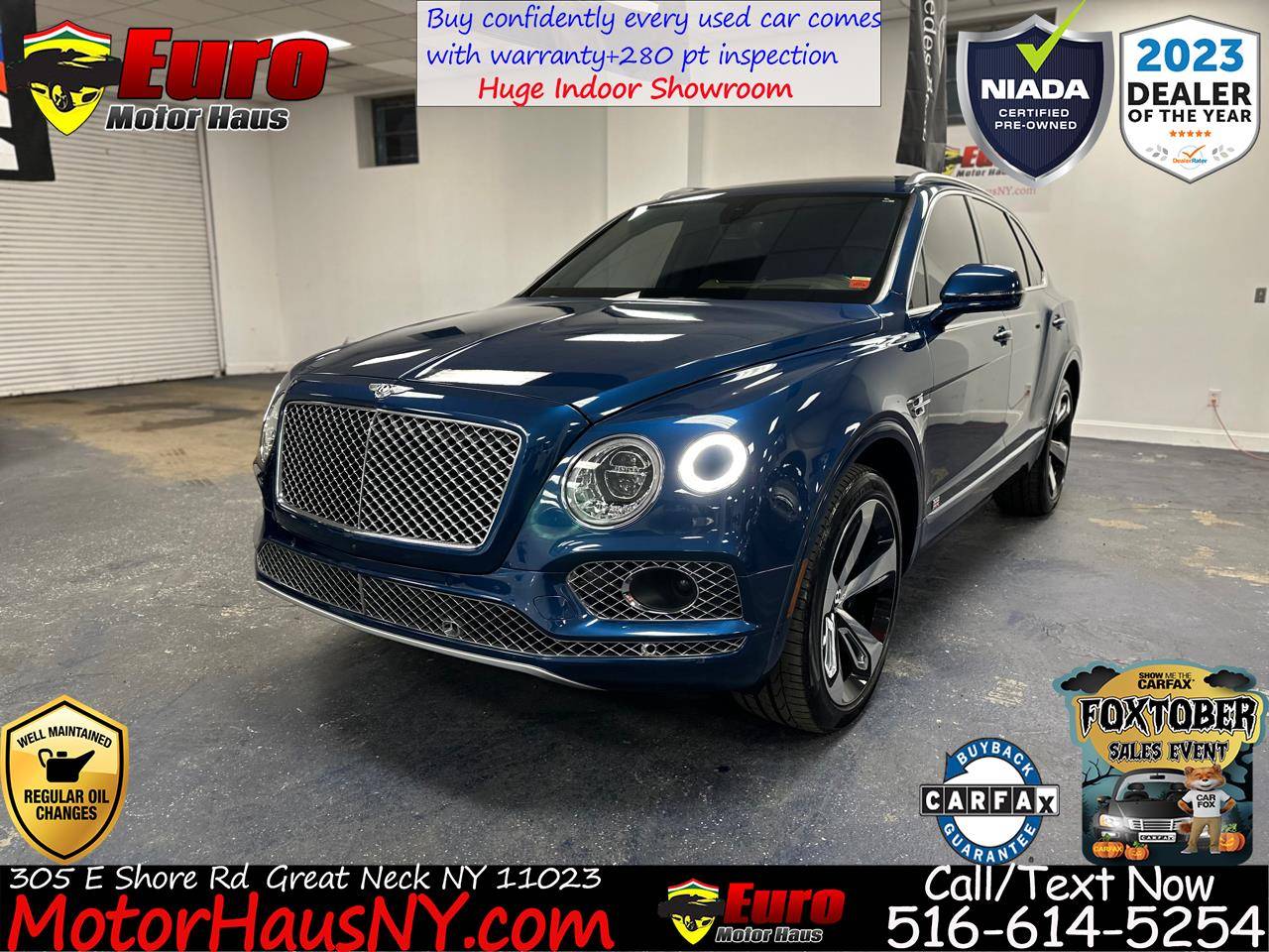 2018 Bentley Bentayga W12 Signature — SUV — 43,990 mi — Great Neck, NY